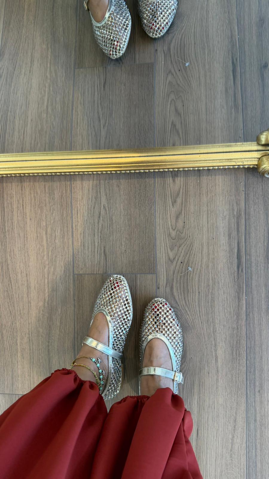 BALLERINA STRASS ORO J0207 NEW