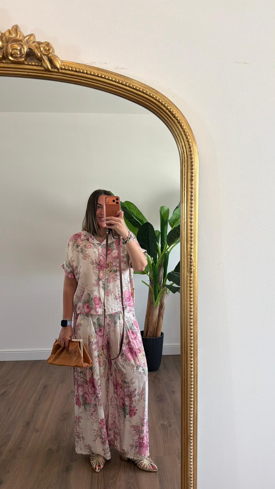 PANTALONE A FIORI 37360 NEW