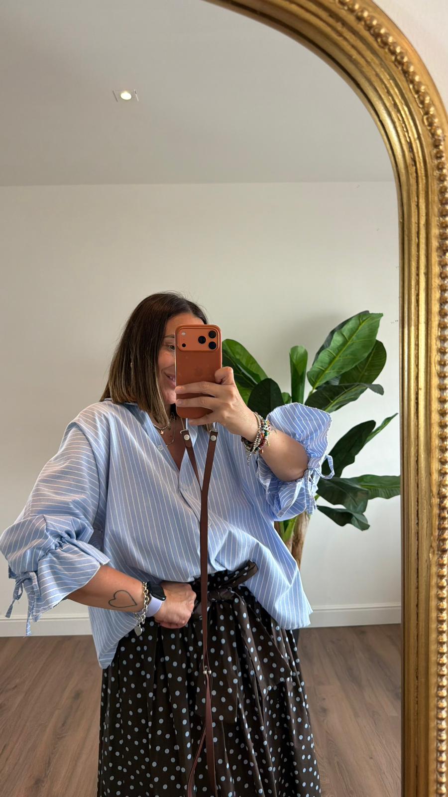 CAMICIA A RIGHE 23981 NEW