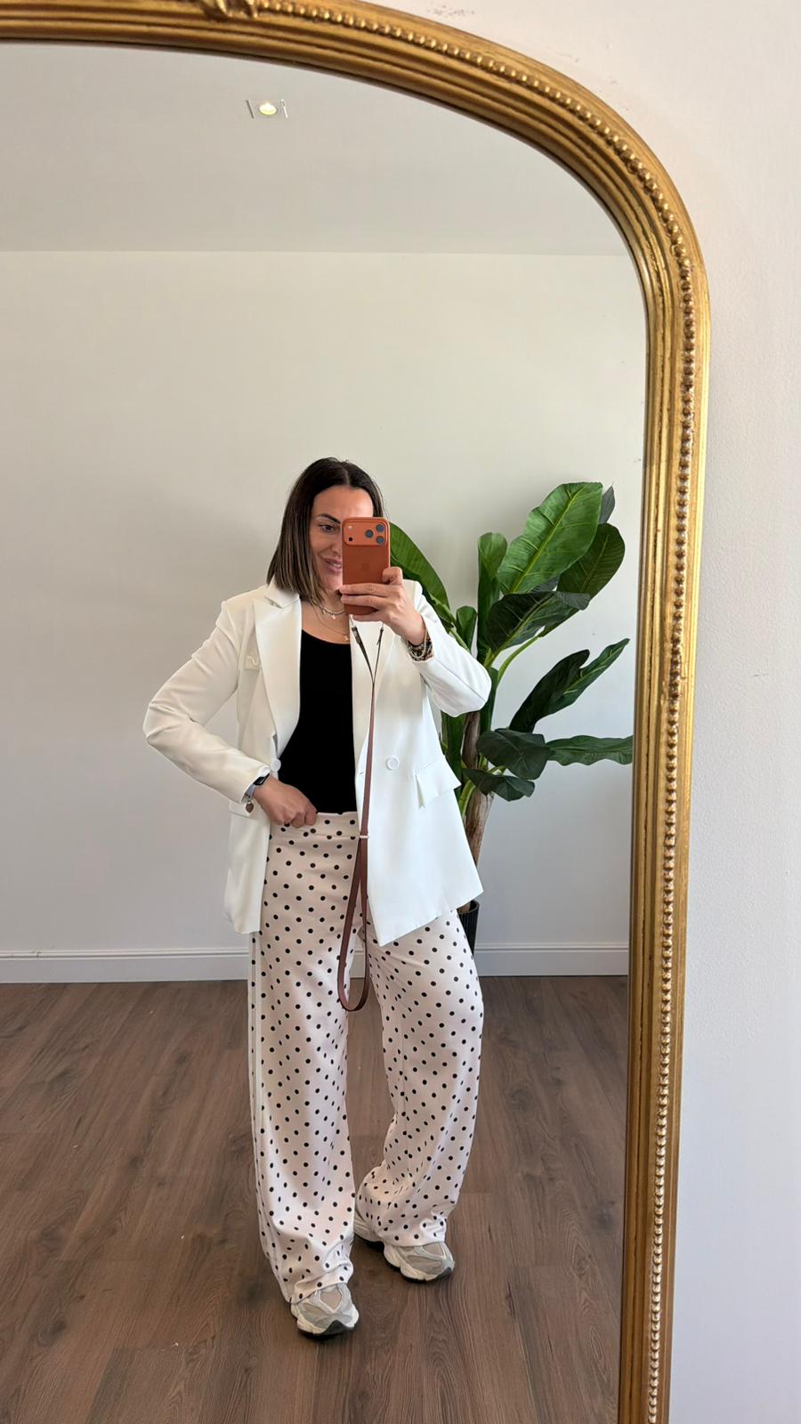 PANTALONE A POIS 1065 NEW