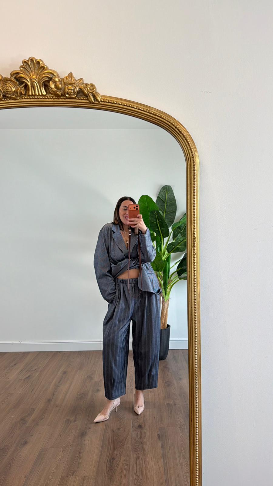 PANTALONE SPINATO 05833