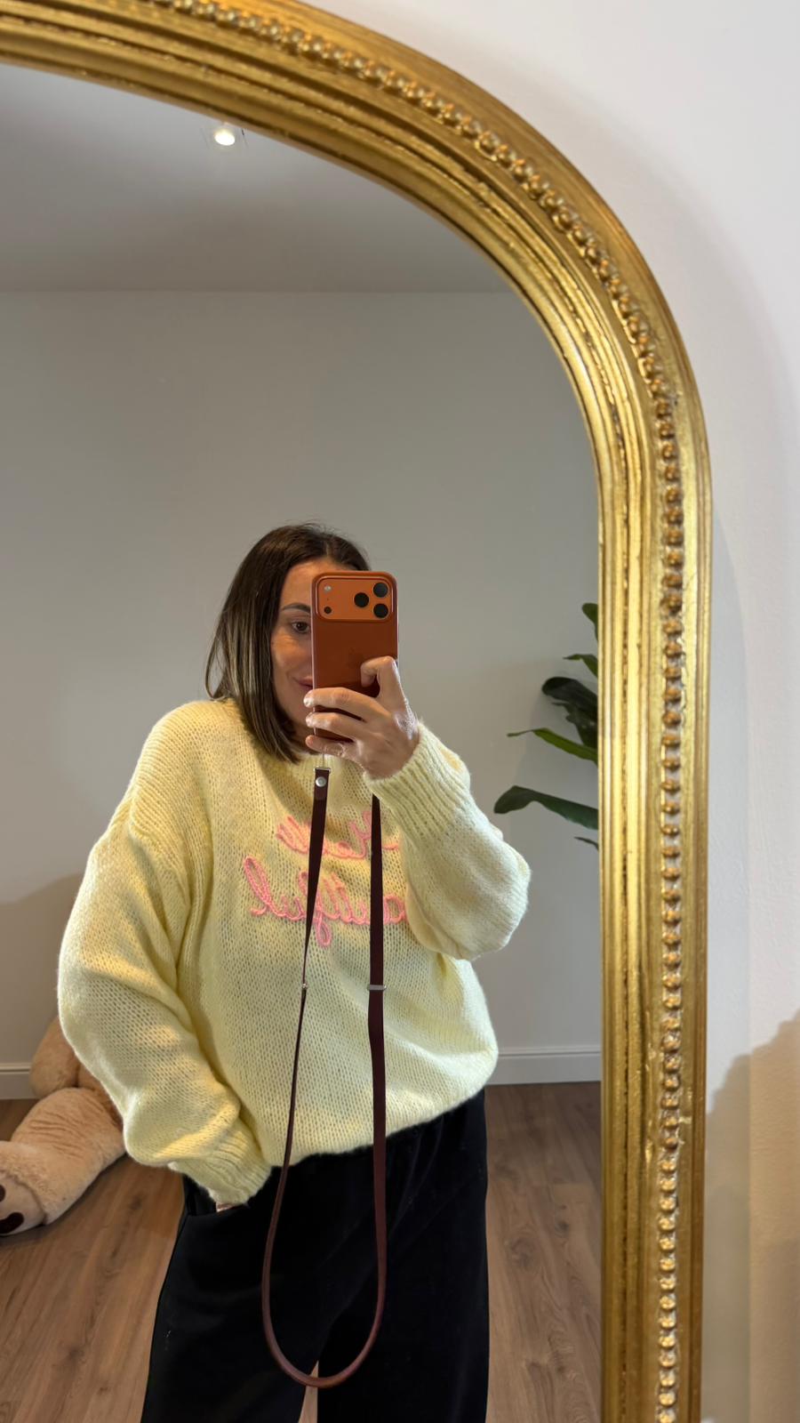 MAGLIONE SCRITTA 23035 NEW