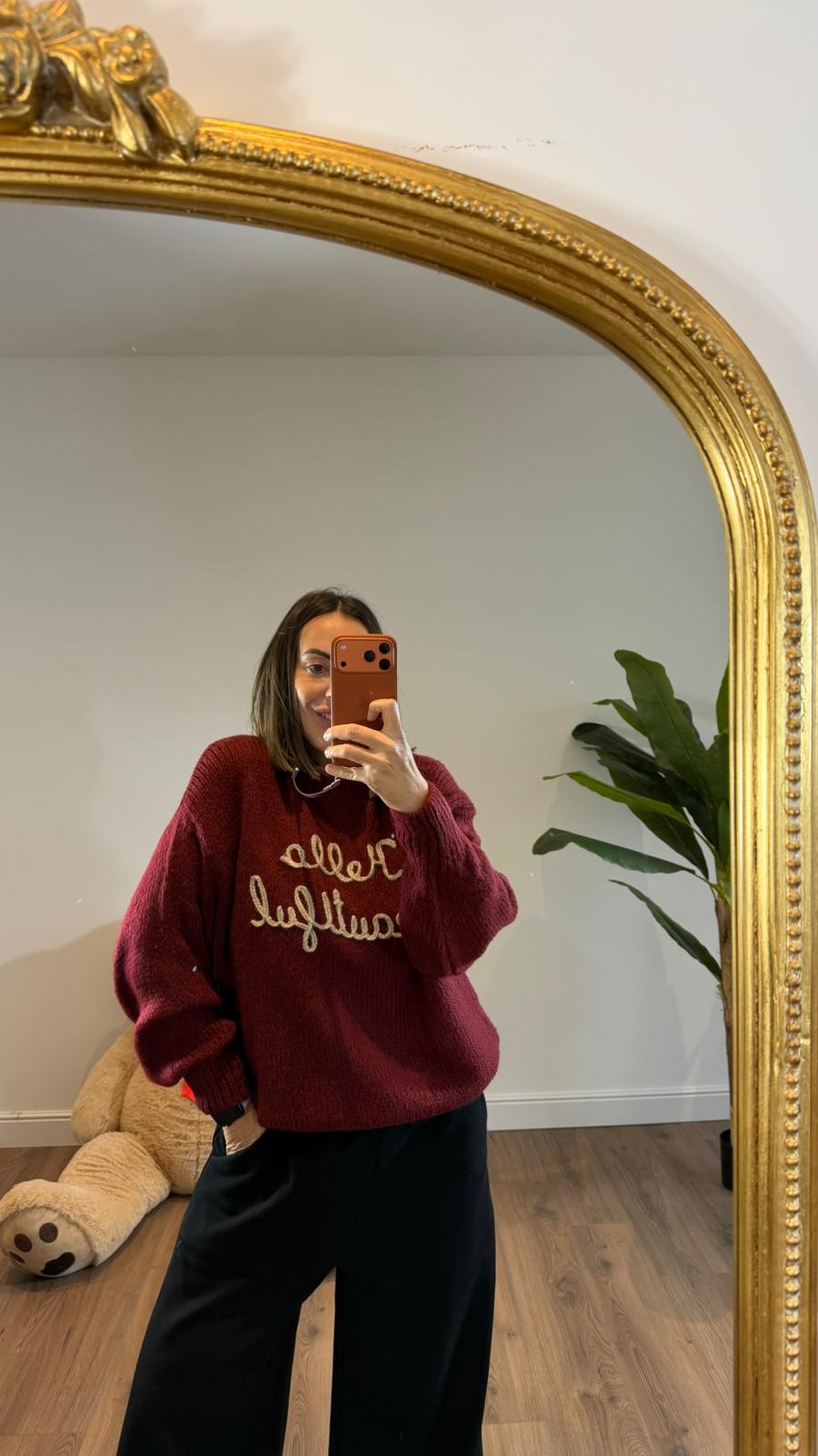 MAGLIONE SCRITTA 23035 NEW