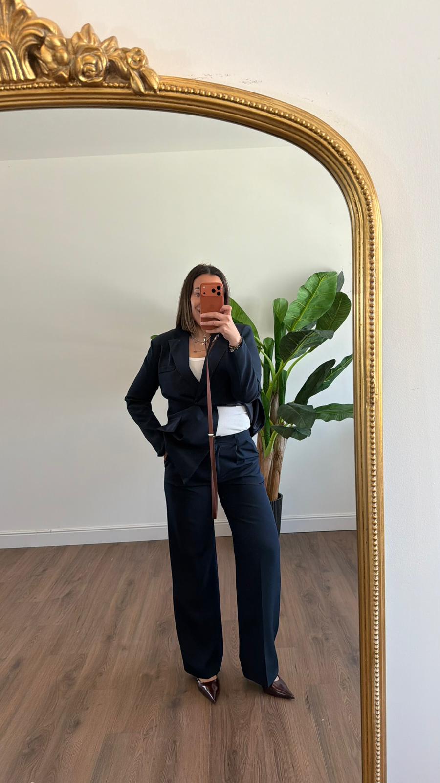 PANTALONE A PALAZZO 3715 NEW