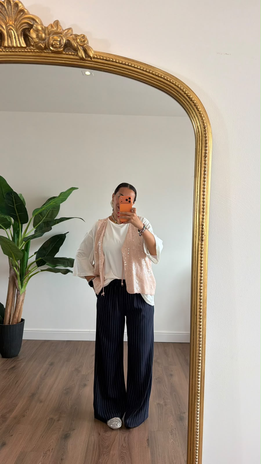 PANTALONE GESSATO BLU 26175 NEW