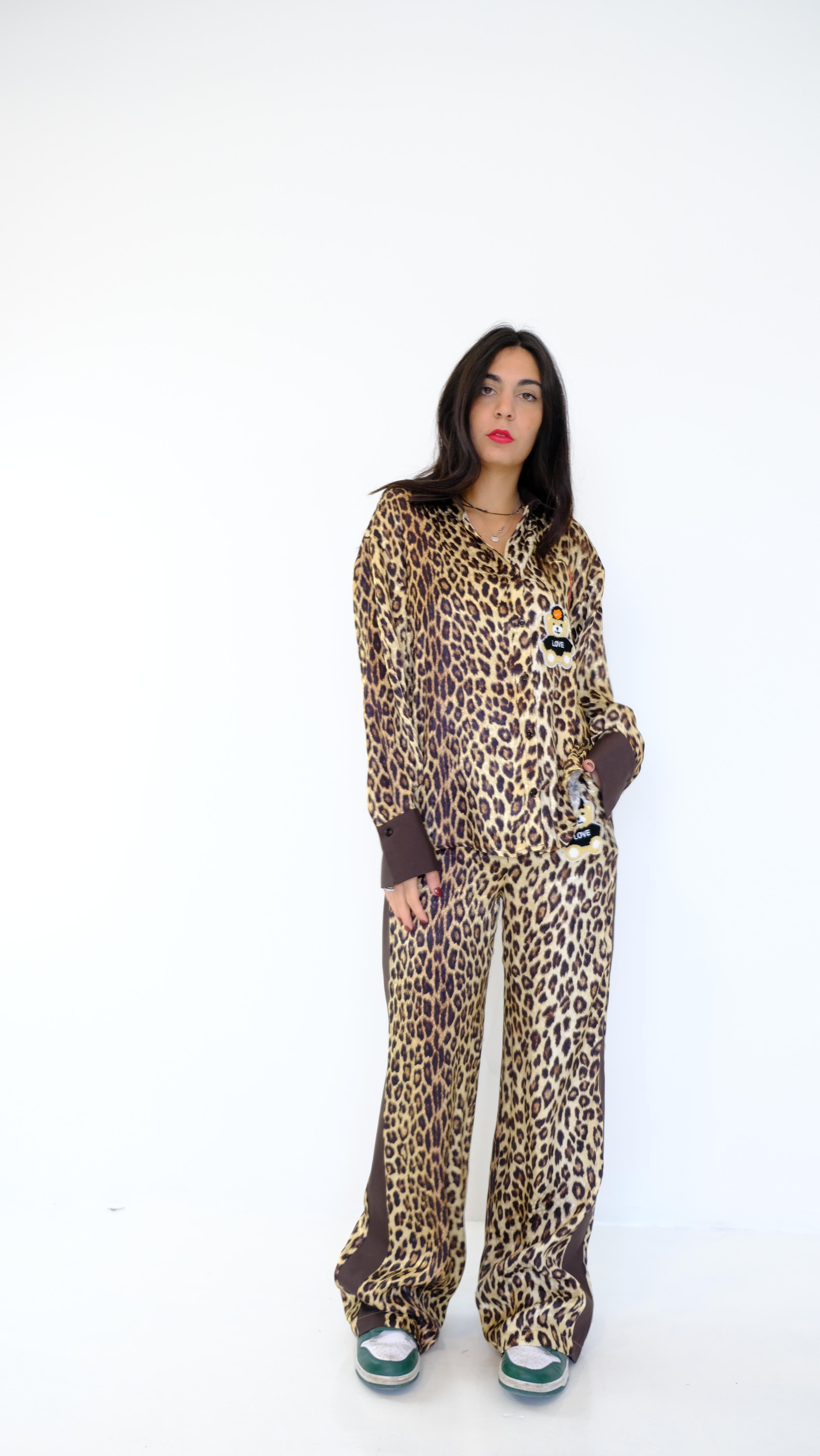 PANTALONE VICOLO LEOPARDATO