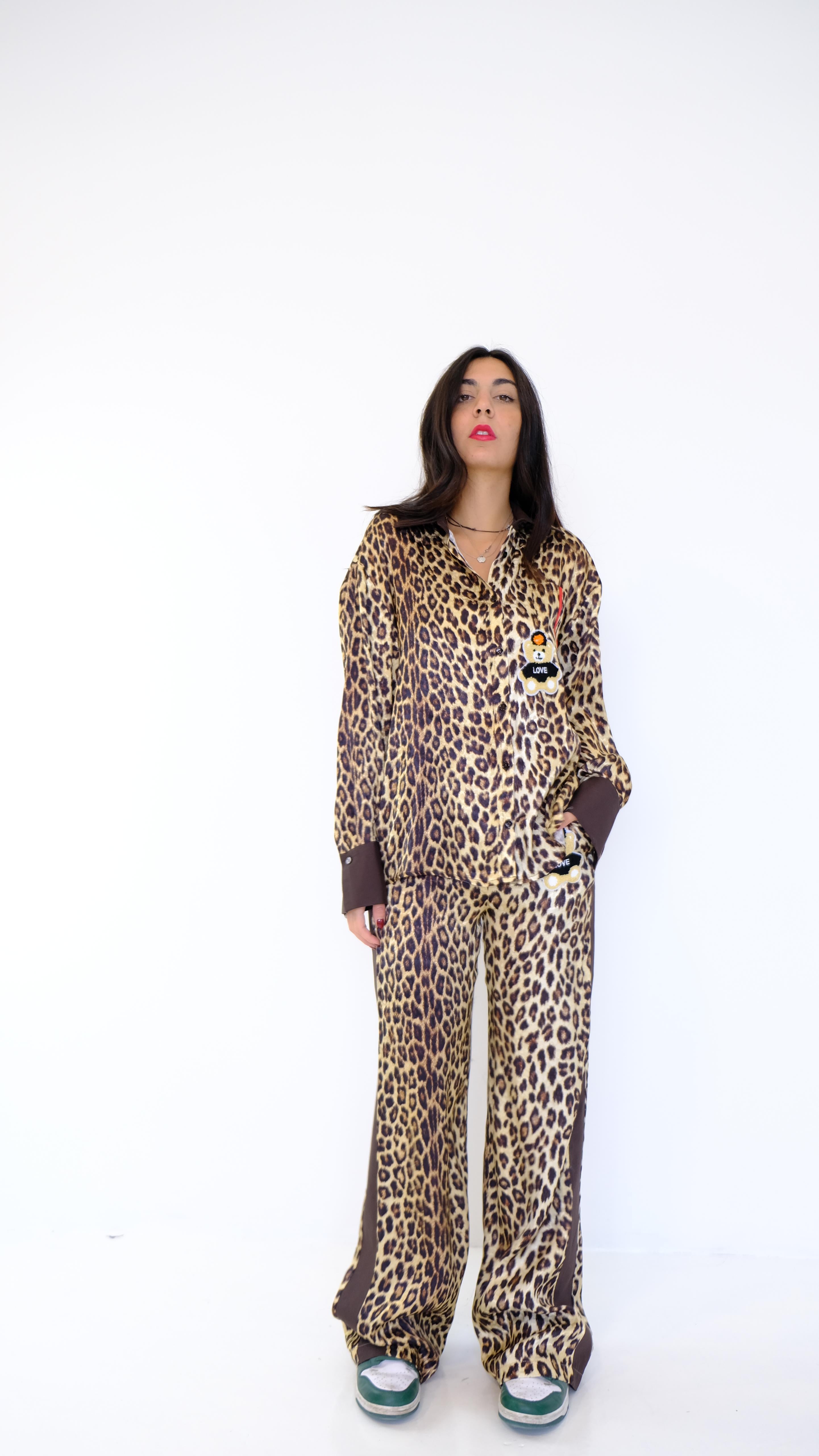 PANTALONE VICOLO LEOPARDATO