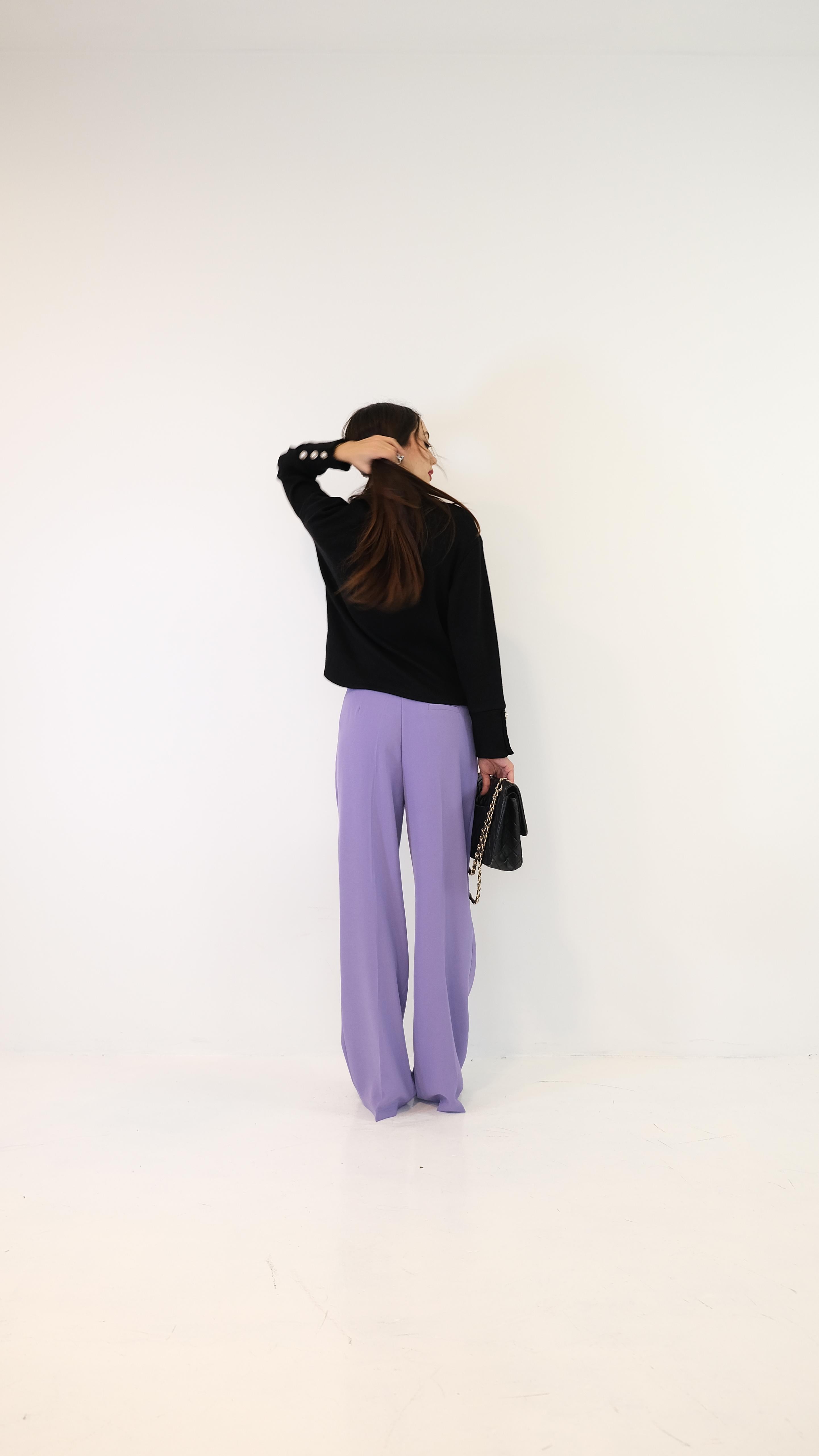 PANTALONE VIOLA 12229