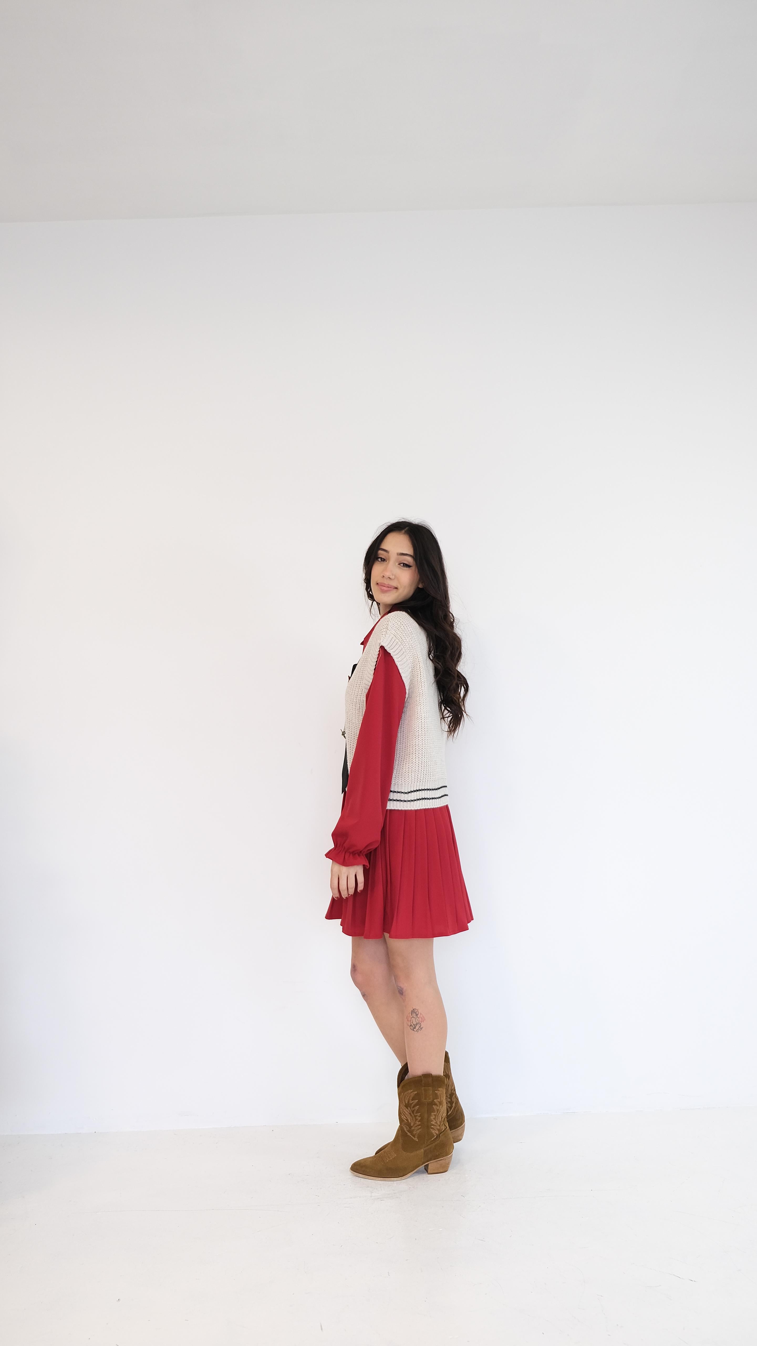 ABITO COLLEGE ROSSO 9967 NEW