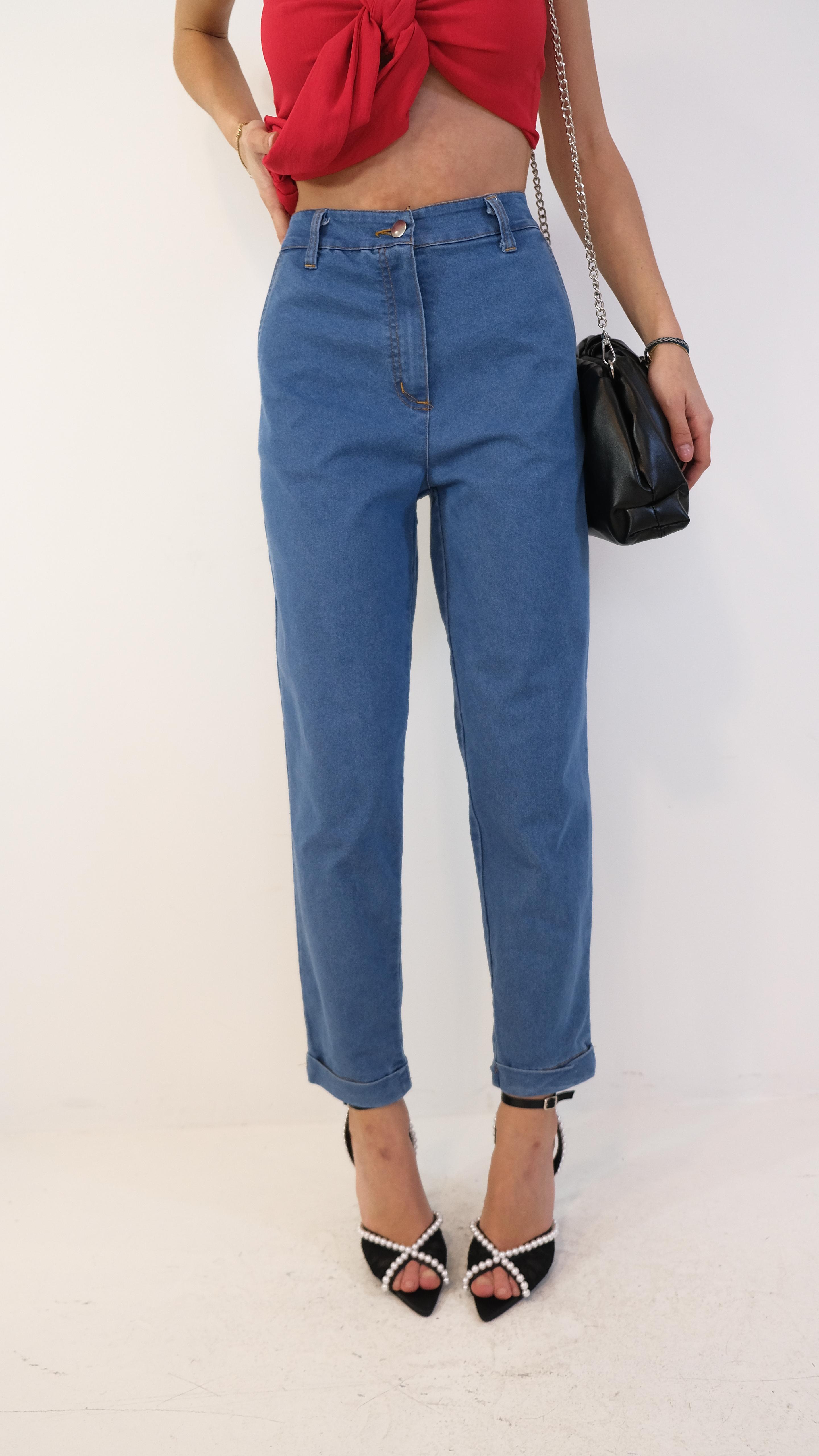 JEANS MOM FIT 218402 NEW