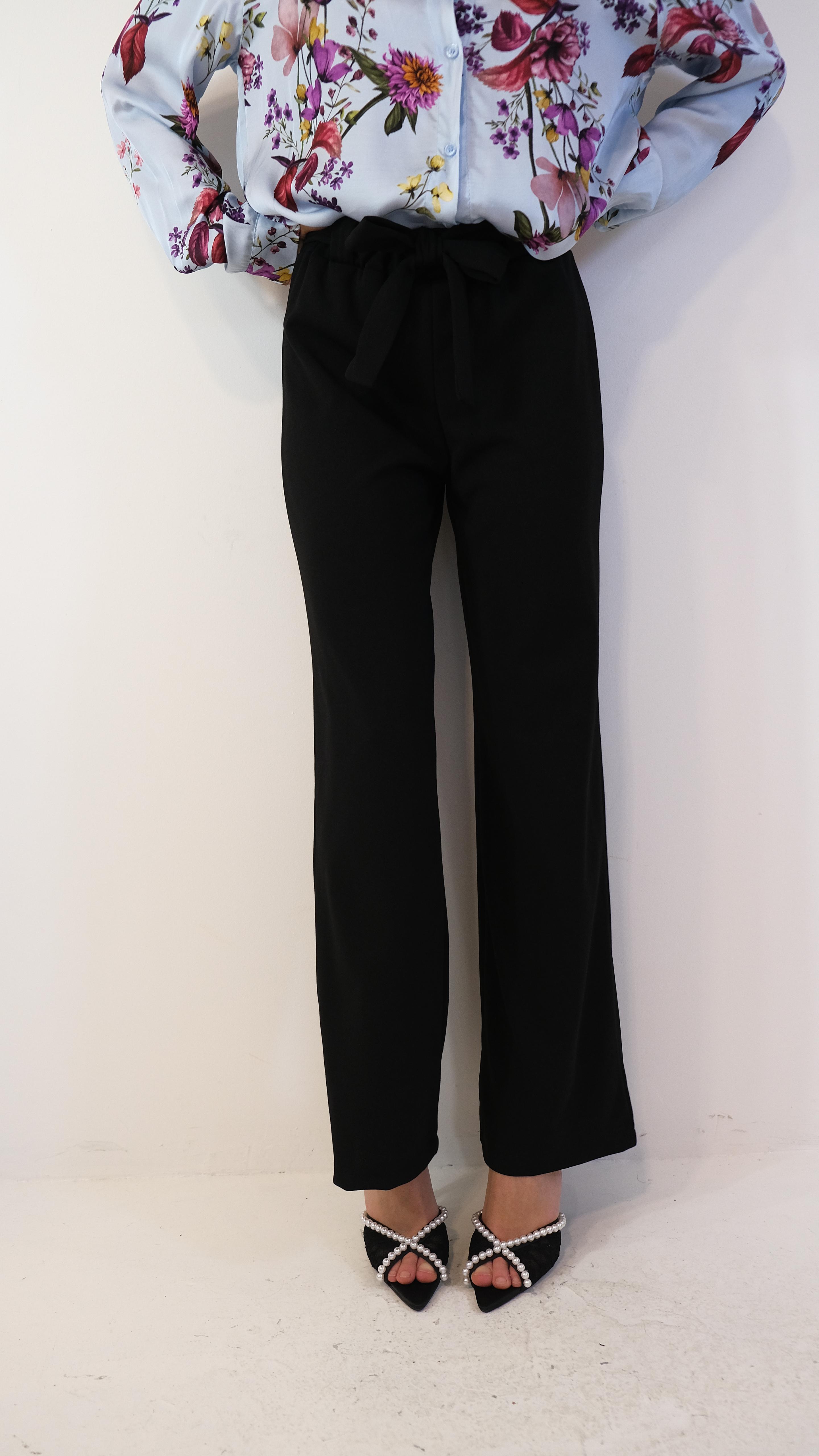 PANTALONE NERO CAM 28910 NEW