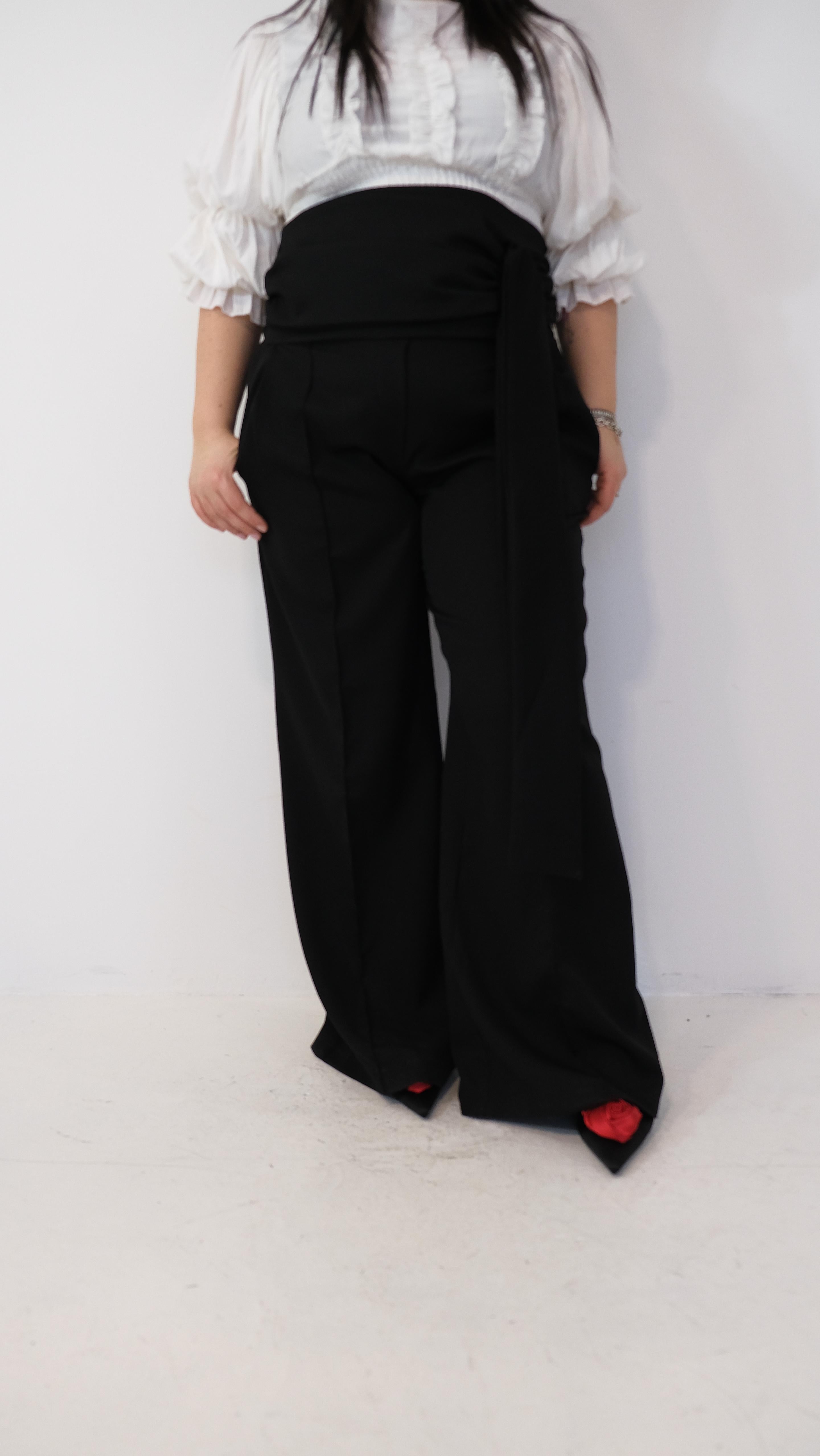 PANTALONE NERO CASSY 16067 NEW