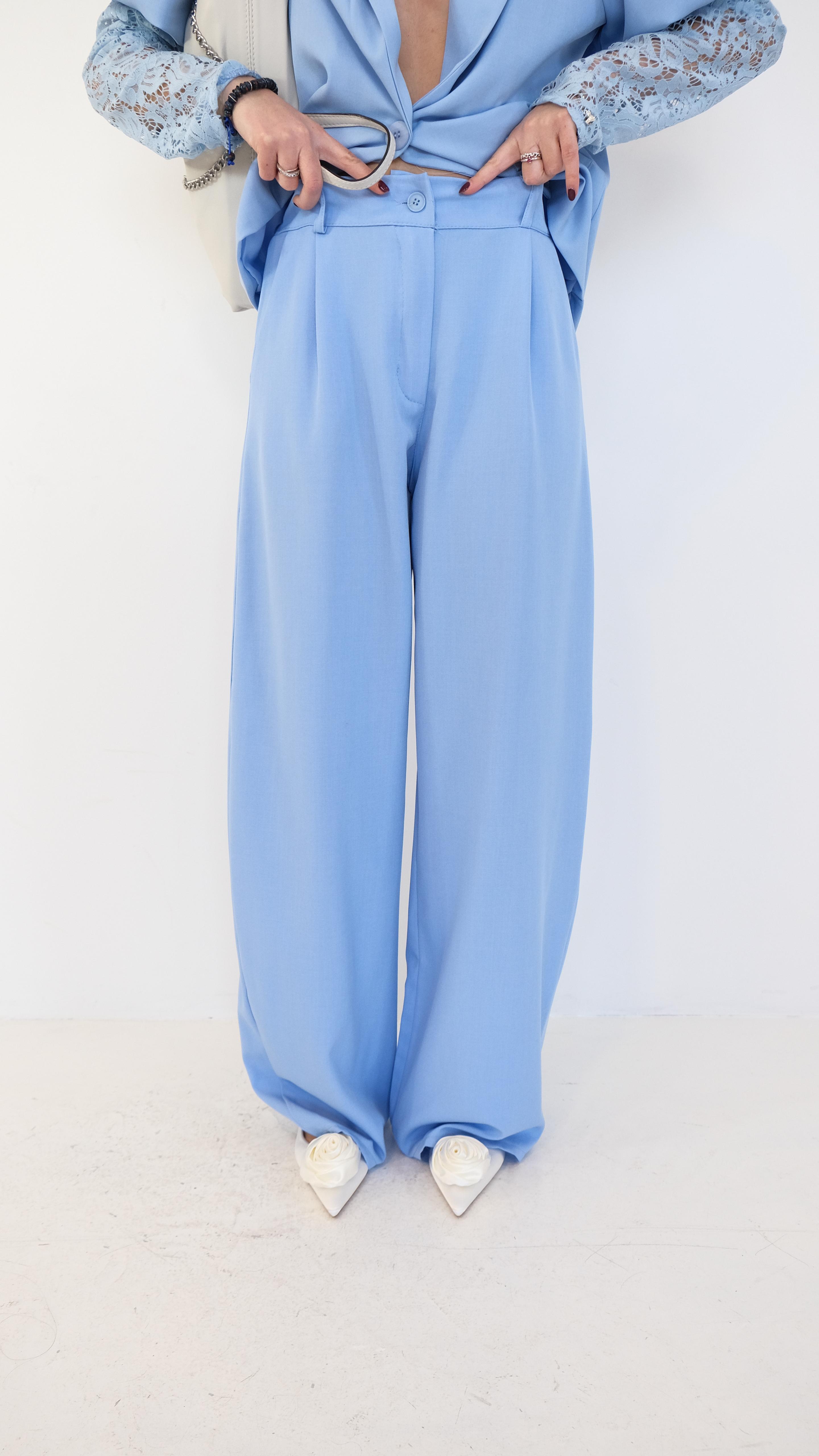 PANTALONE AZZURRO 67391 NEW