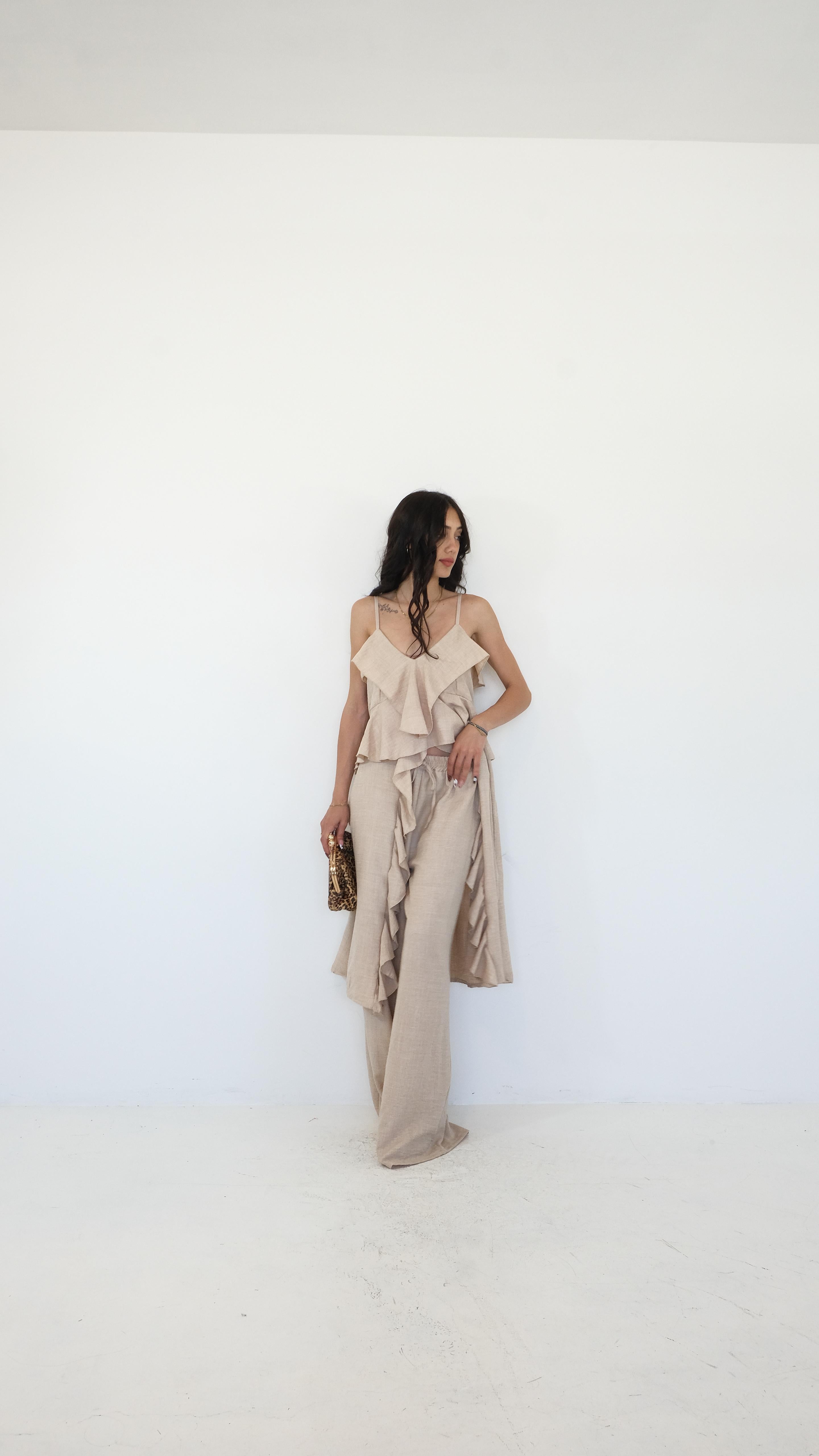 COMPLETO BEIGE 58029 NEW