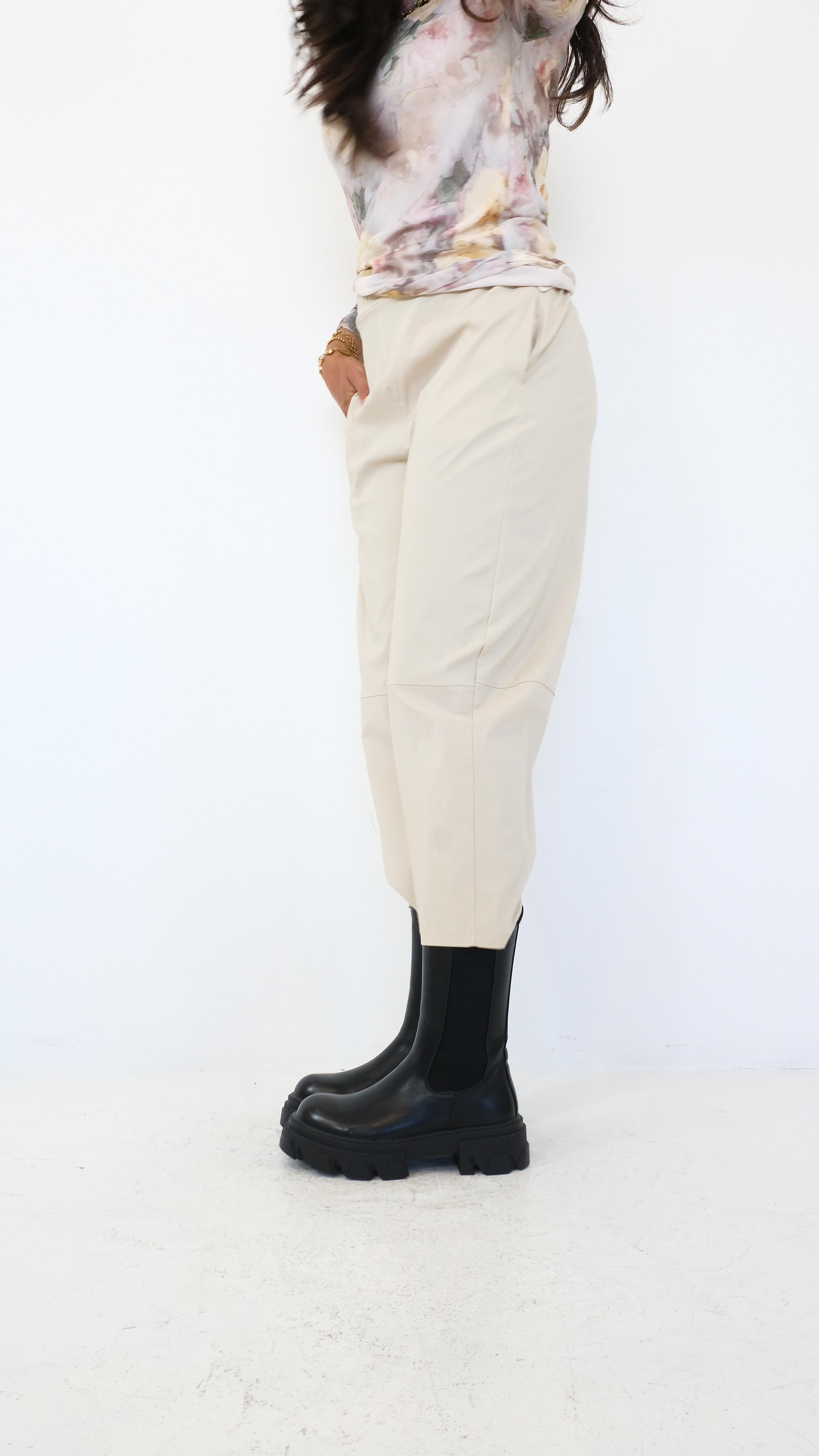 PANTALONE A SIGARETTA BAGGY 55072 NEW