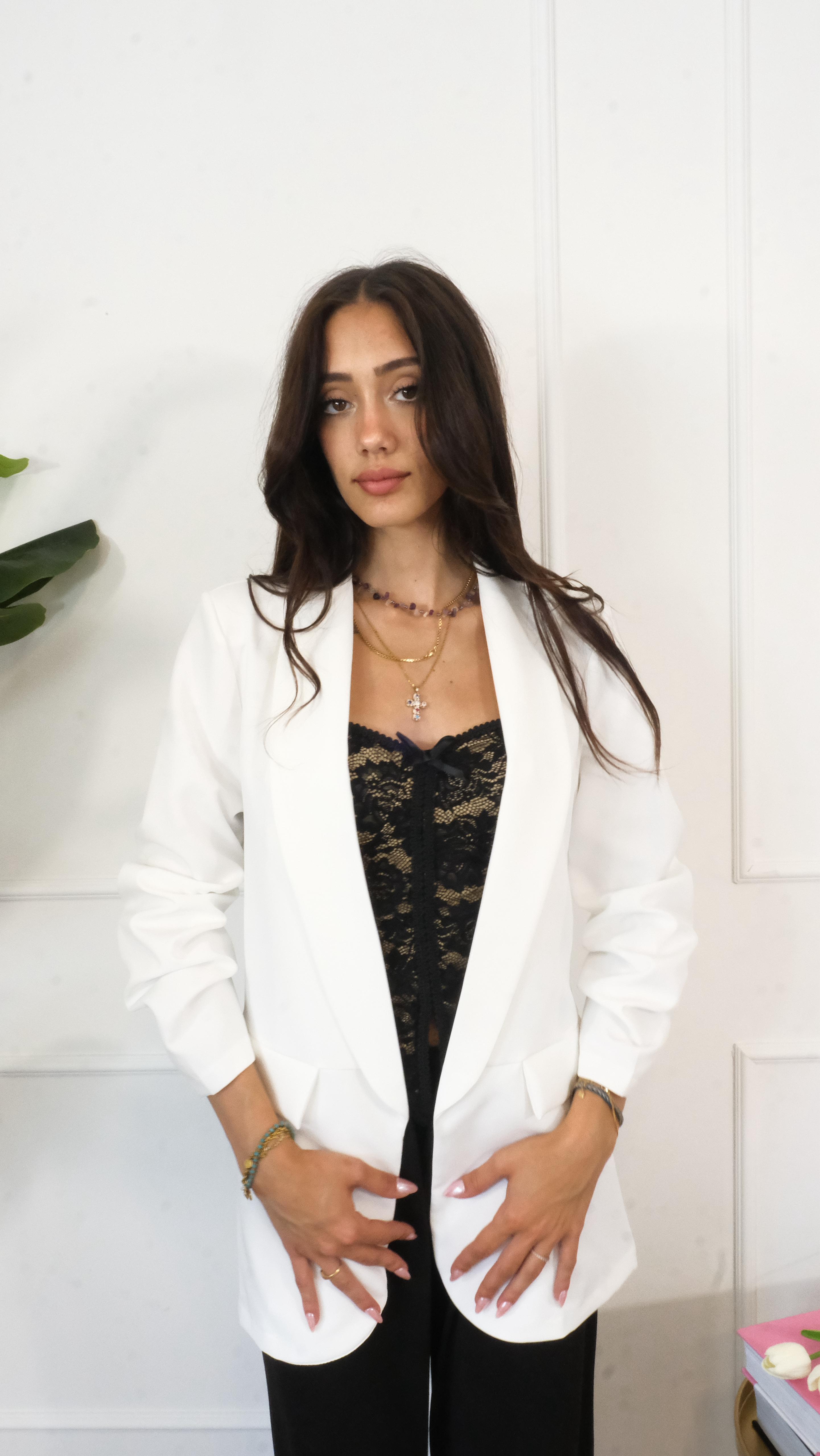 BLAZER MANICA ARRICCIATA M10204 NEW