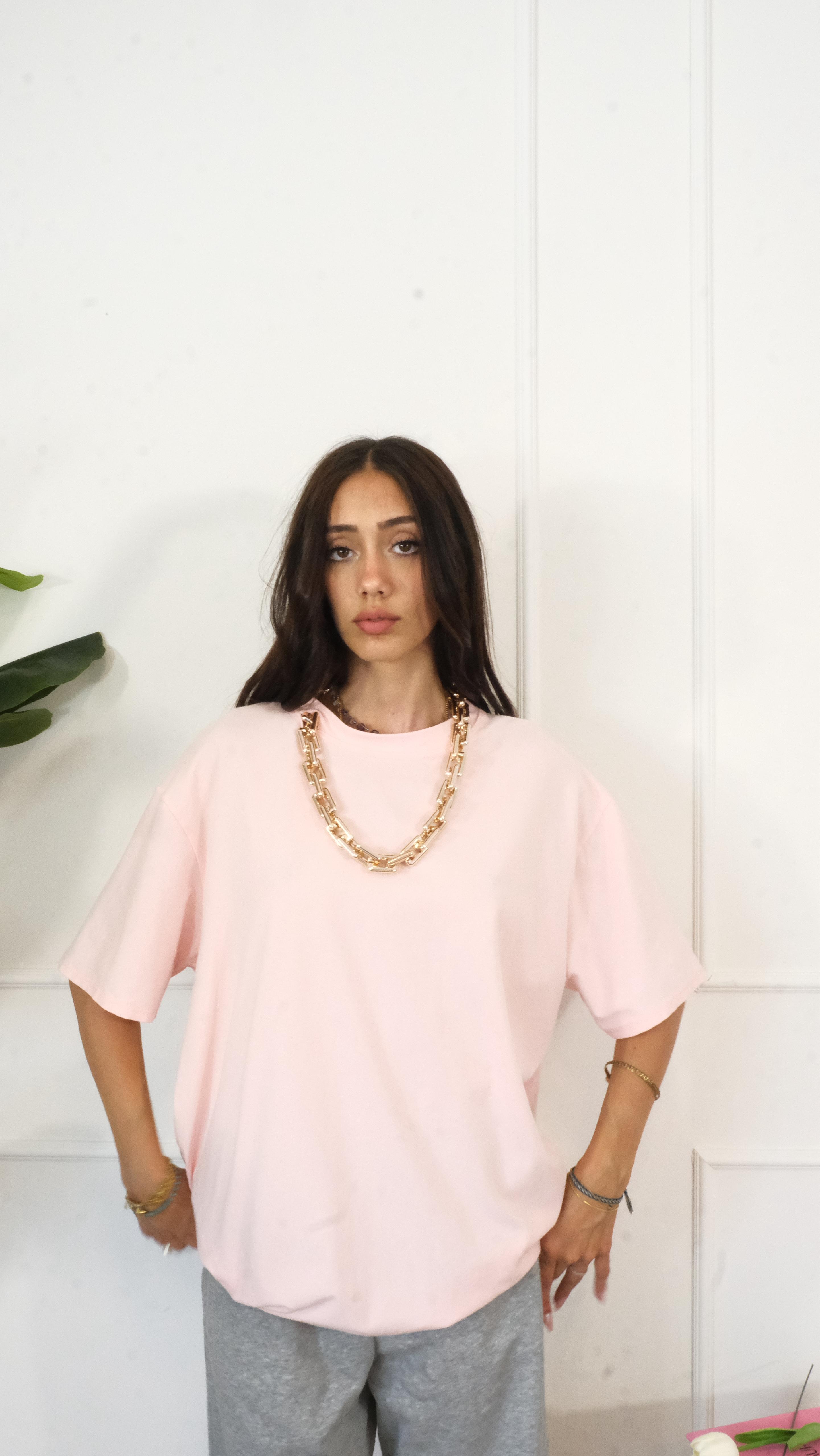 T-SHIRT CON CATENA 5368 NEW