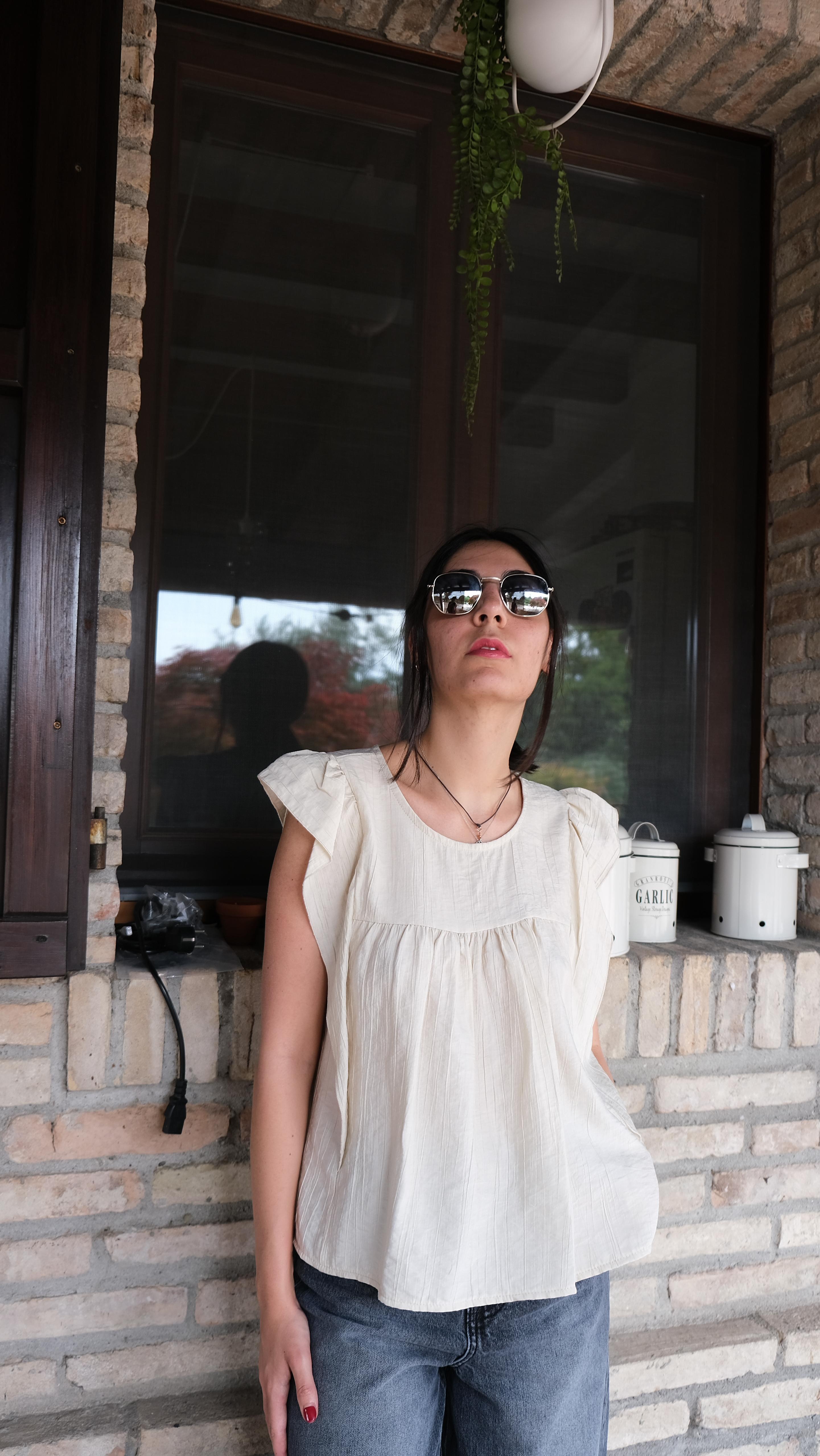 BLUSA BEIGE 25482 NEW