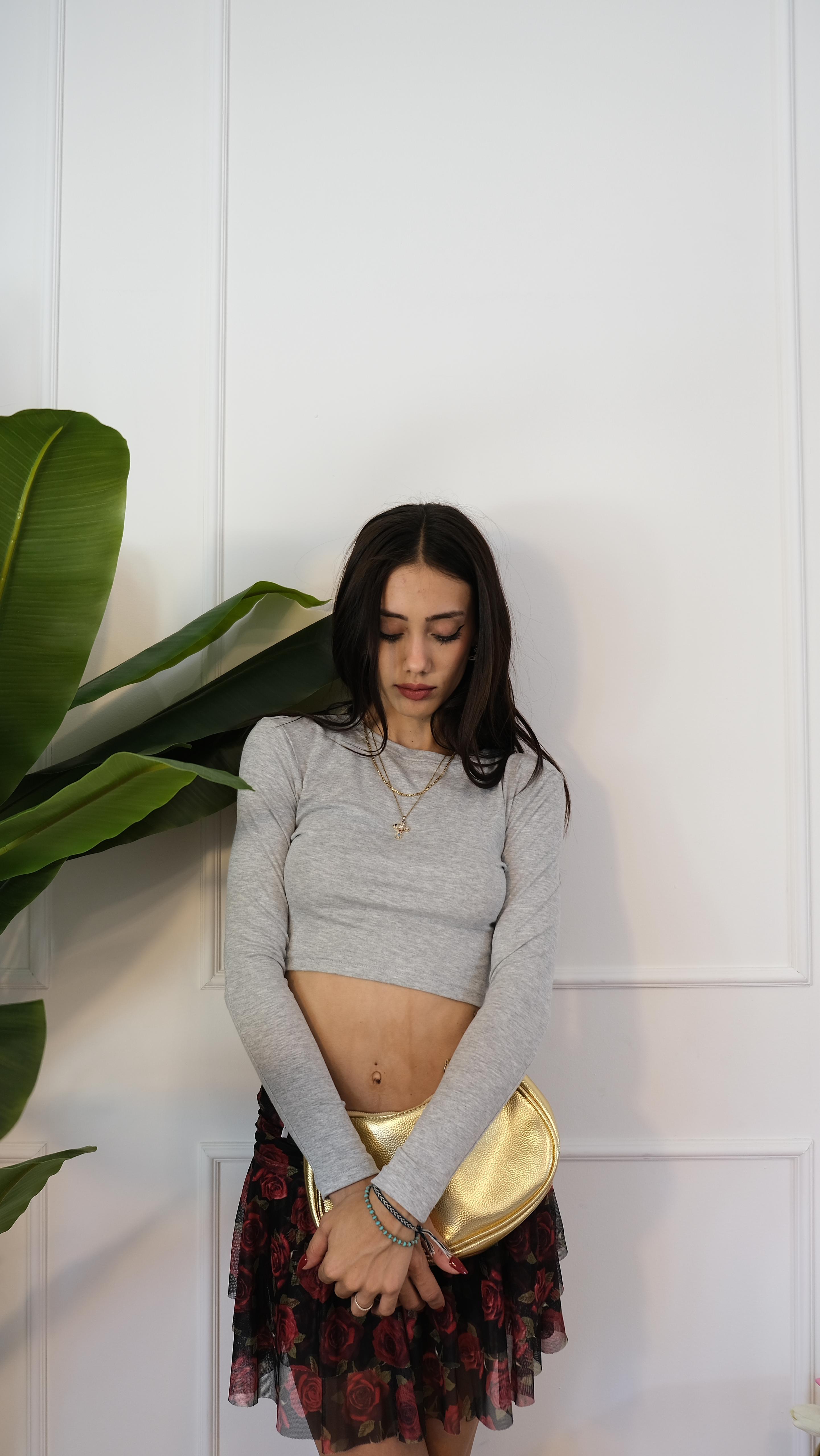TOP CORTO 15330  GRIGIO NEW