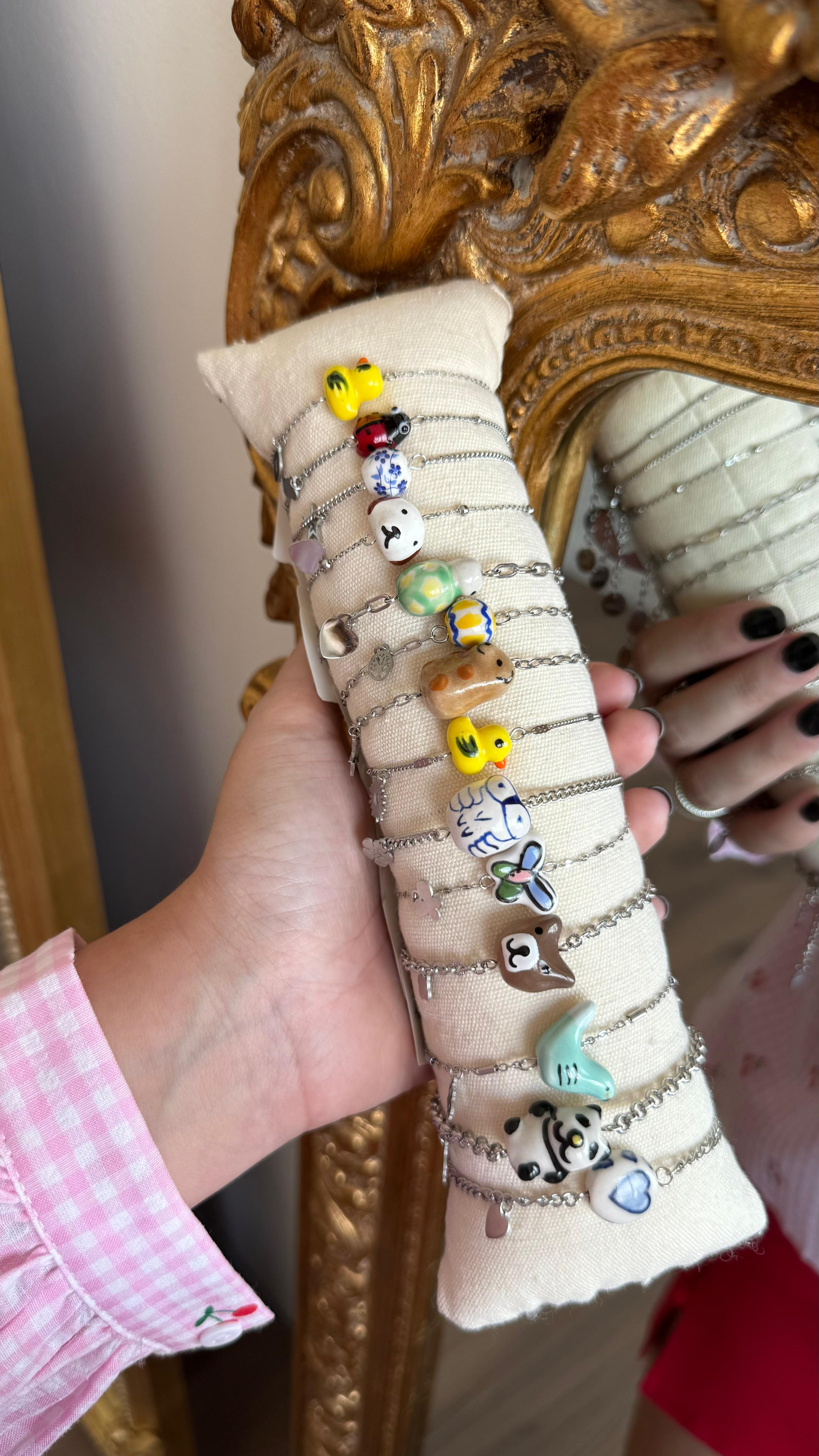 BRACCIALE ANIMALS ARGENTO NEW