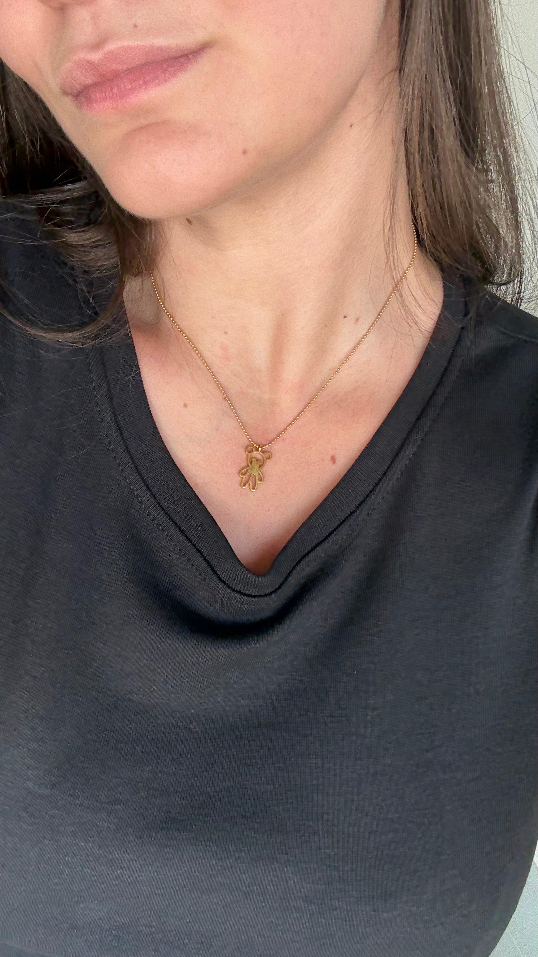 COLLANA ORSETTO ORO NEW