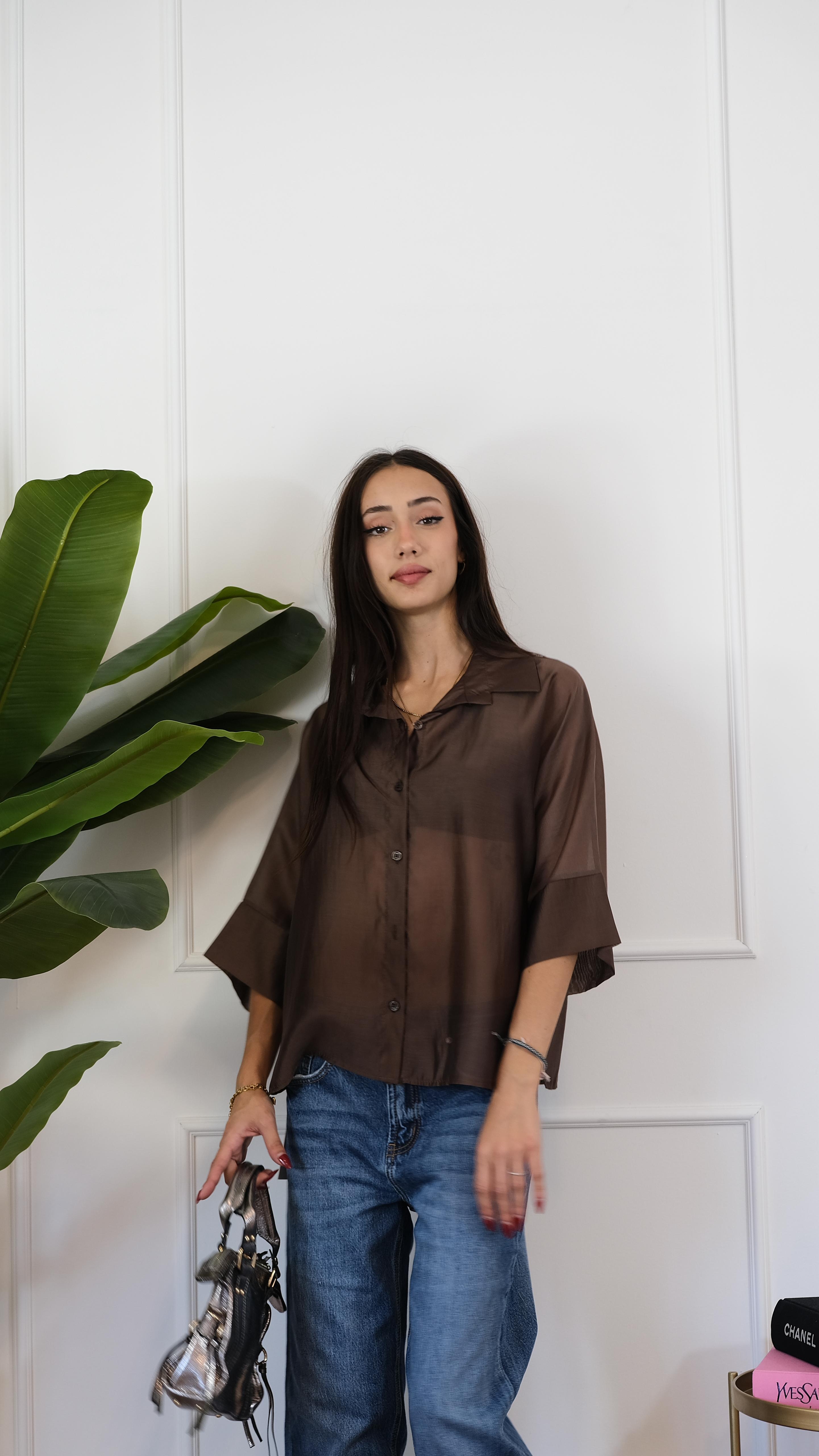 CAMICIA TRASPARENTE 7055 NEW
