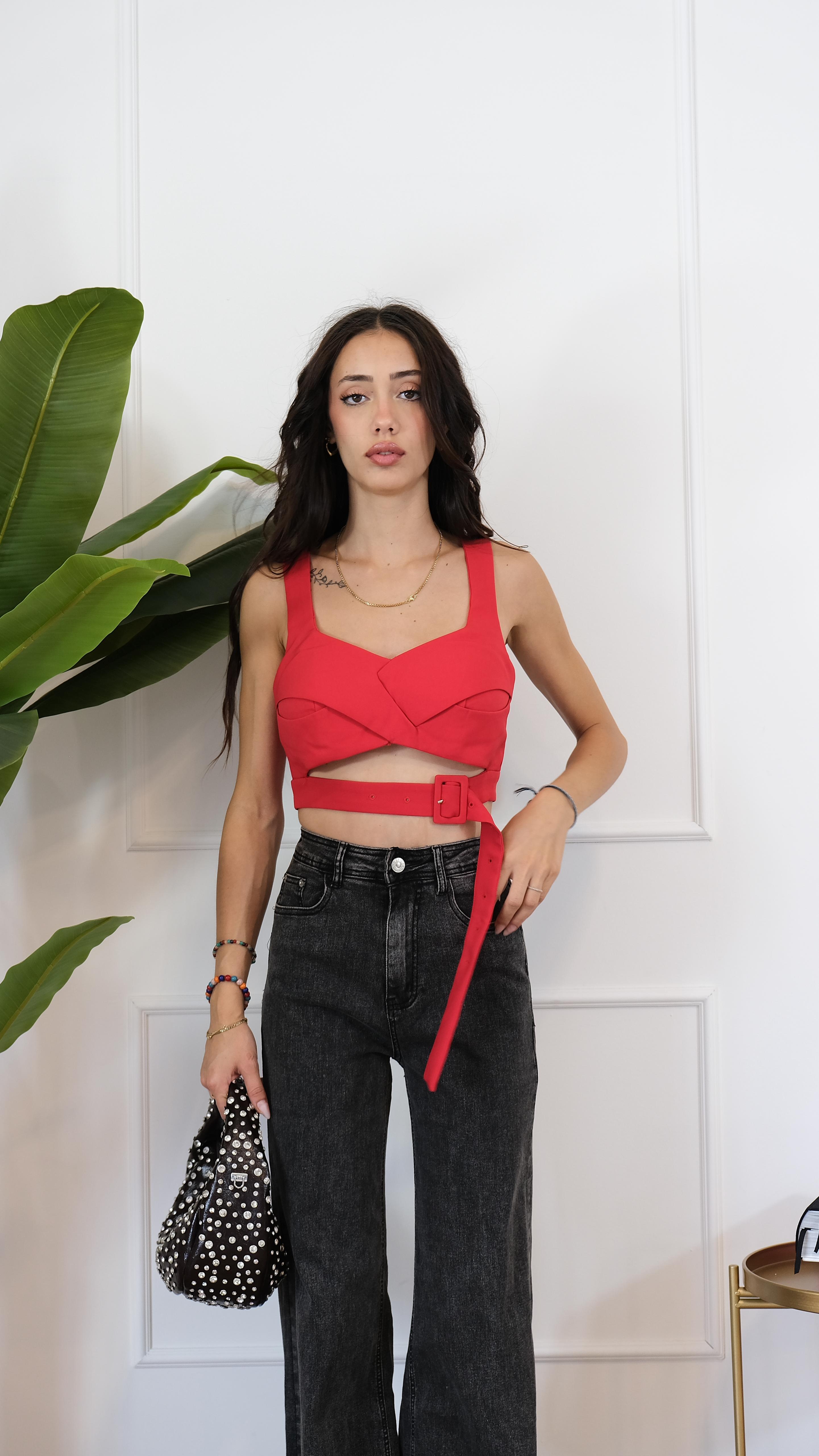 TOP ROSSO NEW