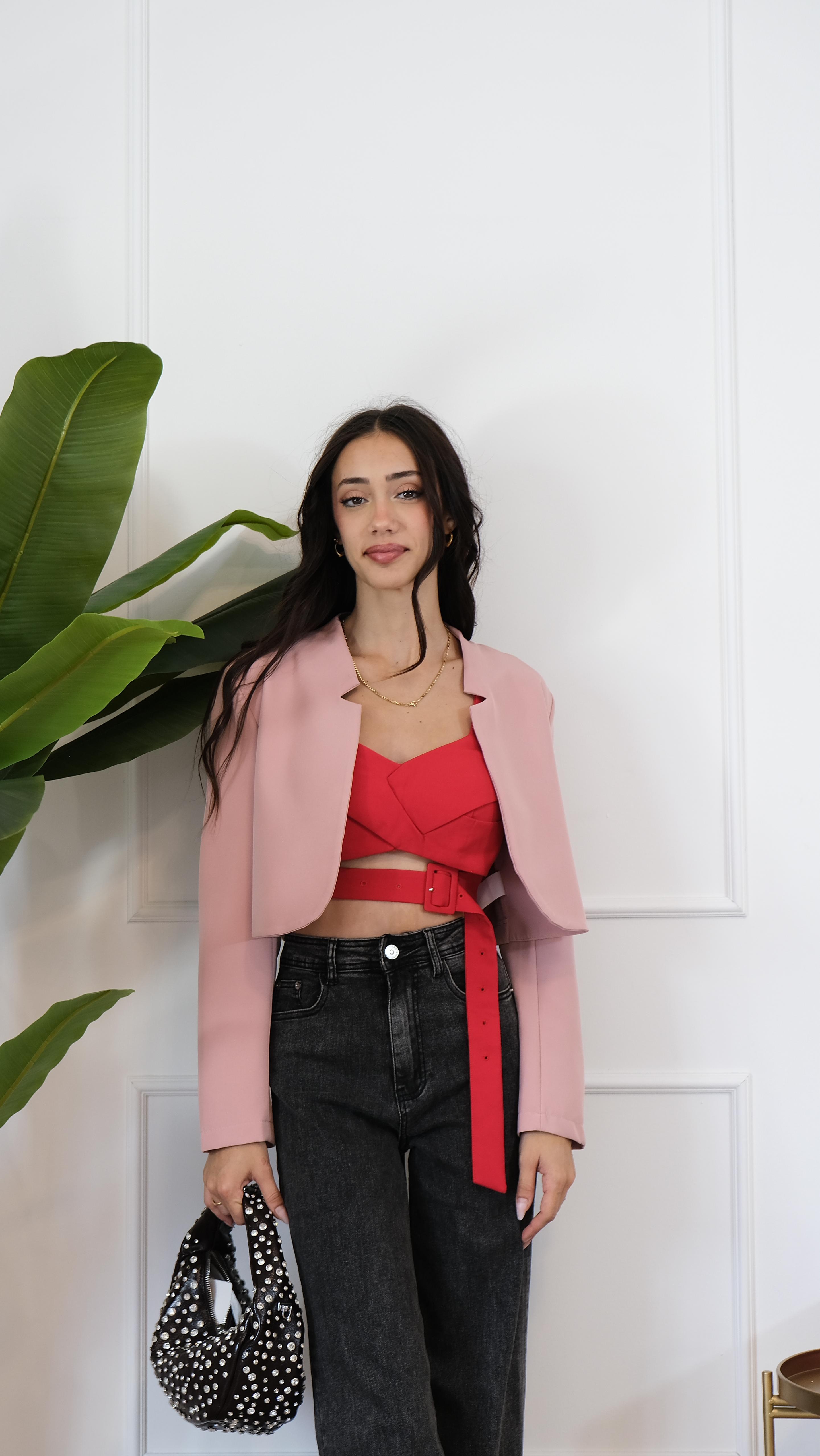 BLAZER CORTO ROSA 9993 NEW