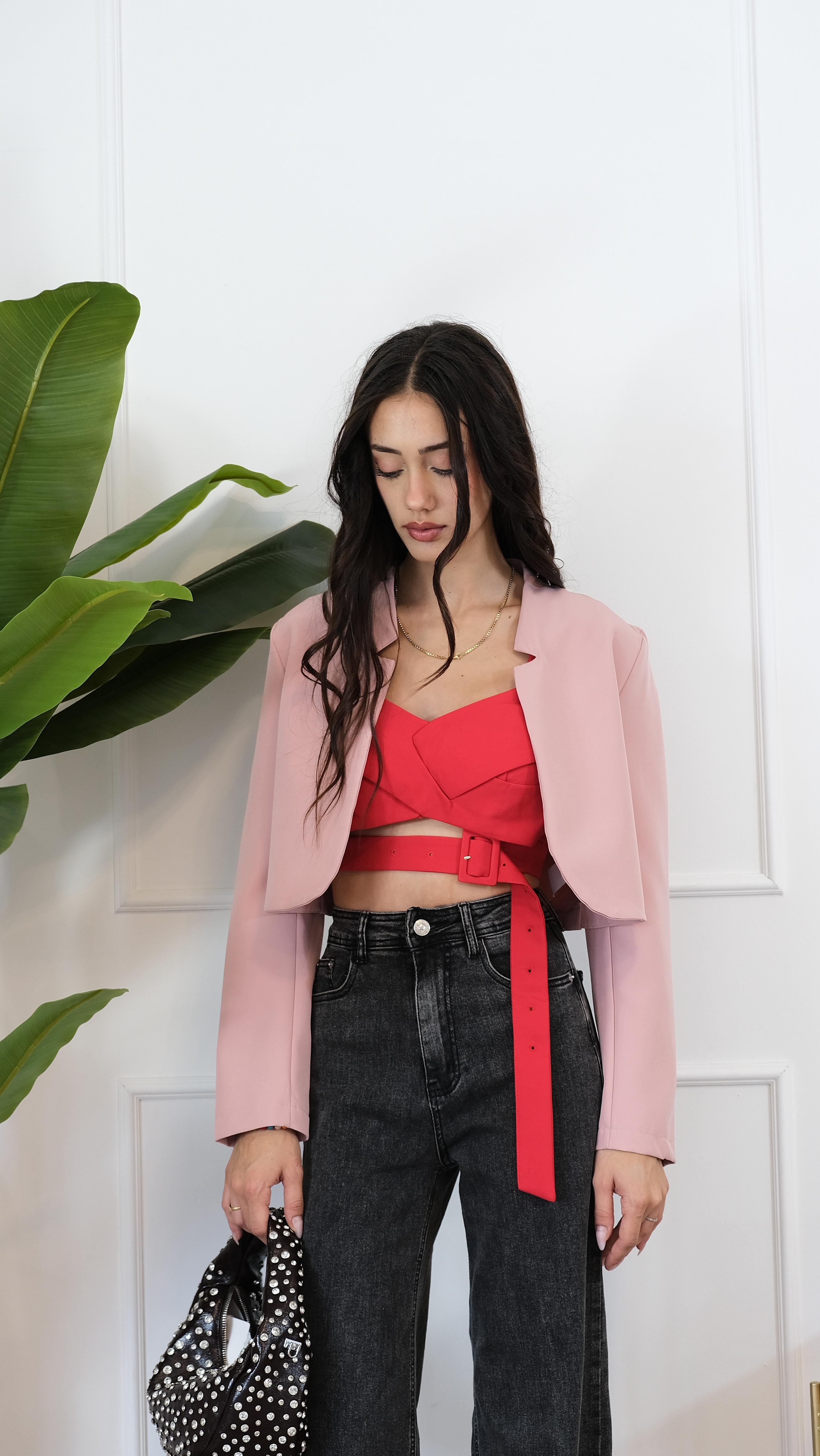 BLAZER CORTO ROSA 9993 NEW