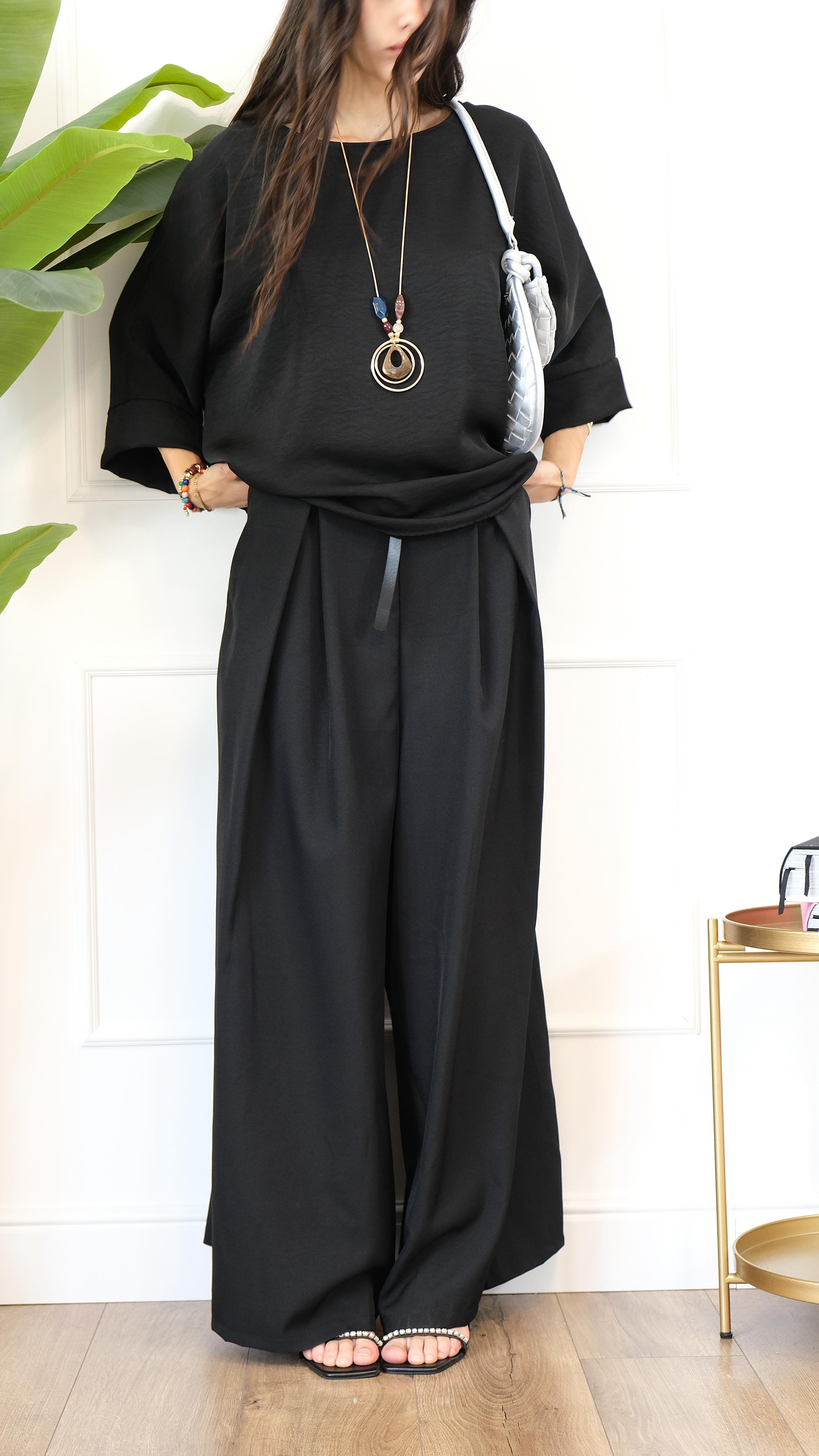 PANTALONE MORBIDO A PALAZZO 21509 NEW