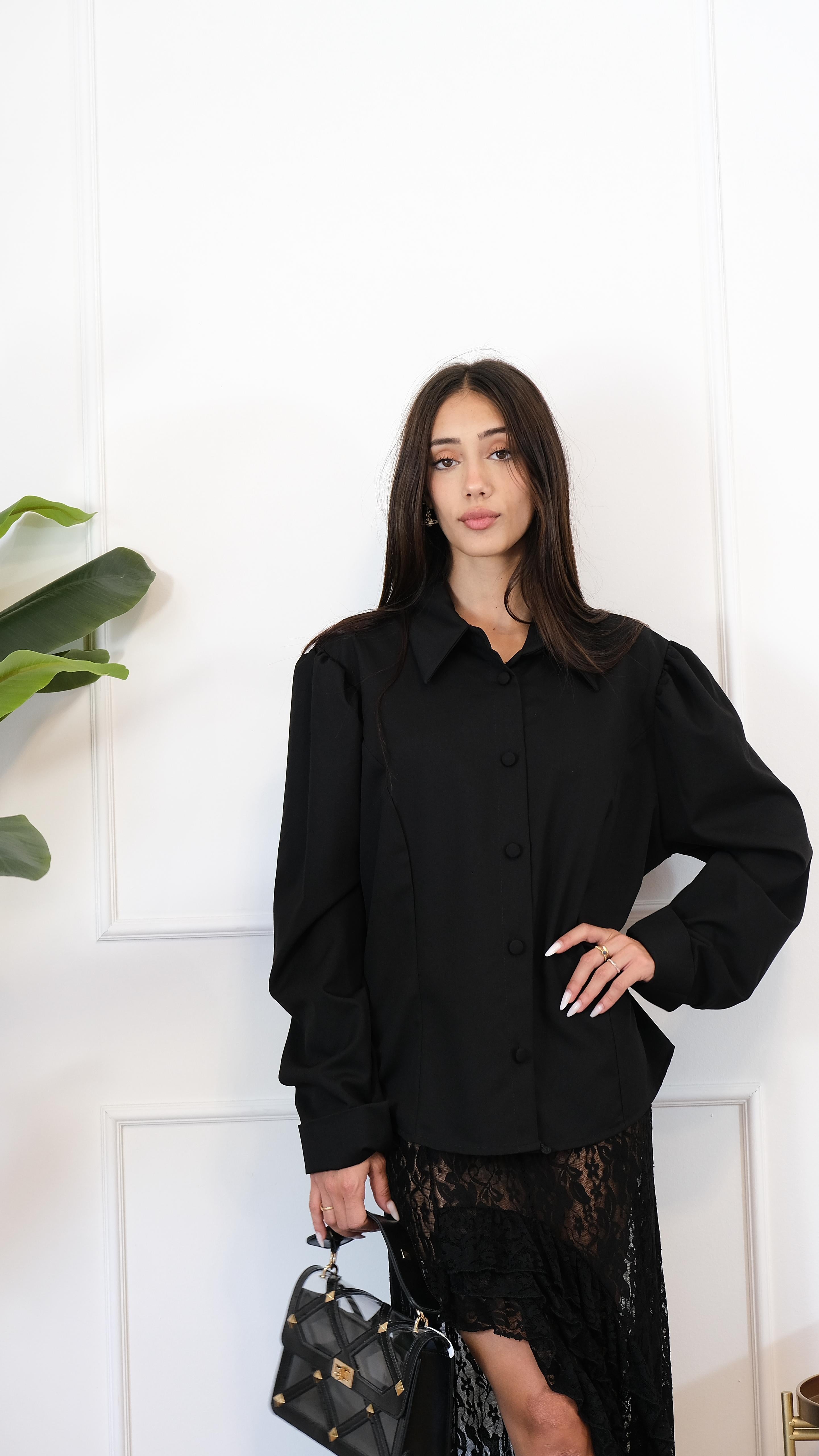 CAMICIA NERA JENNY NEW