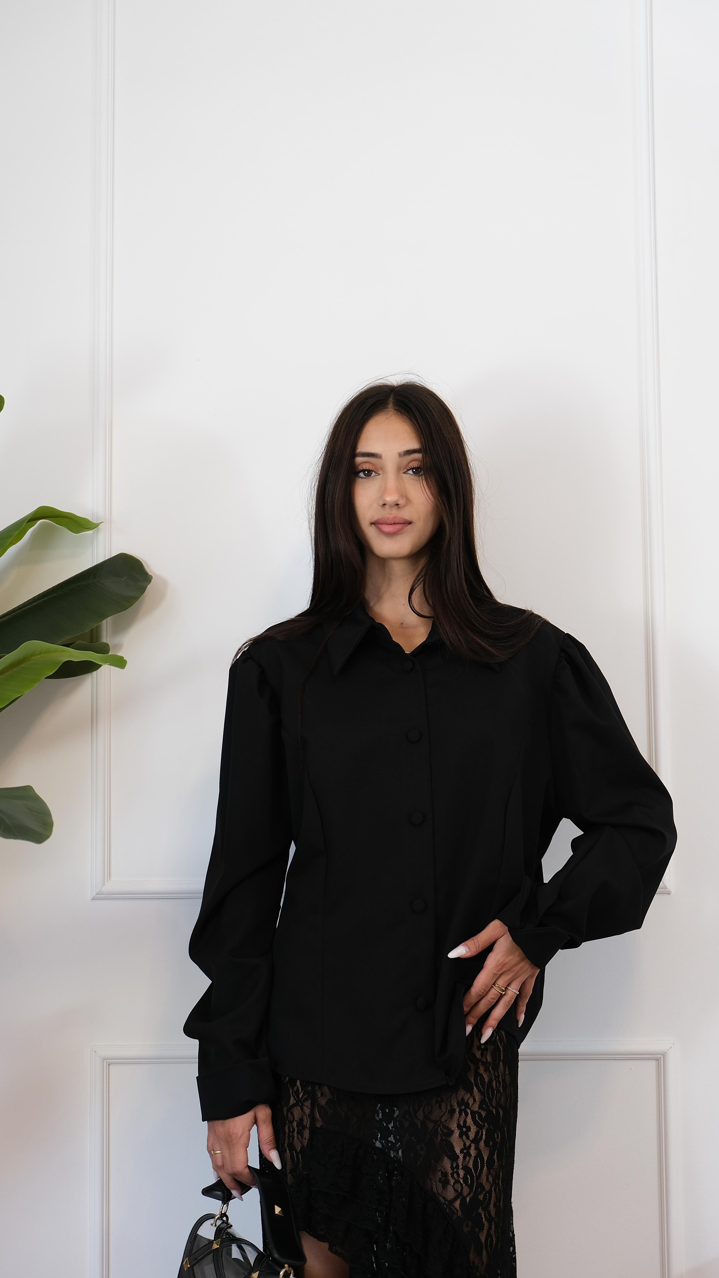 CAMICIA NERA JENNY NEW