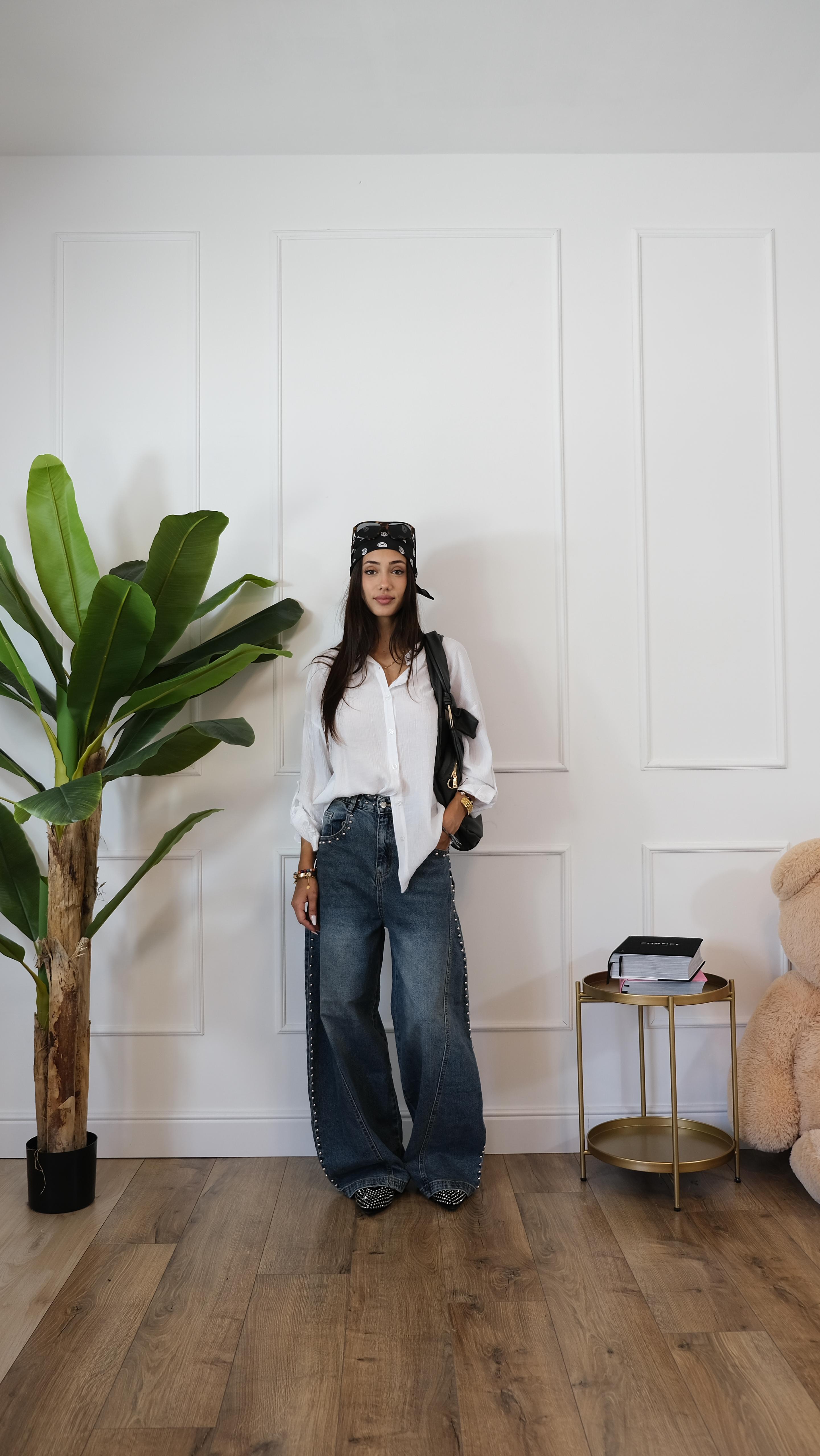 JEANS BAGGY BORCHIE V1157 NEW