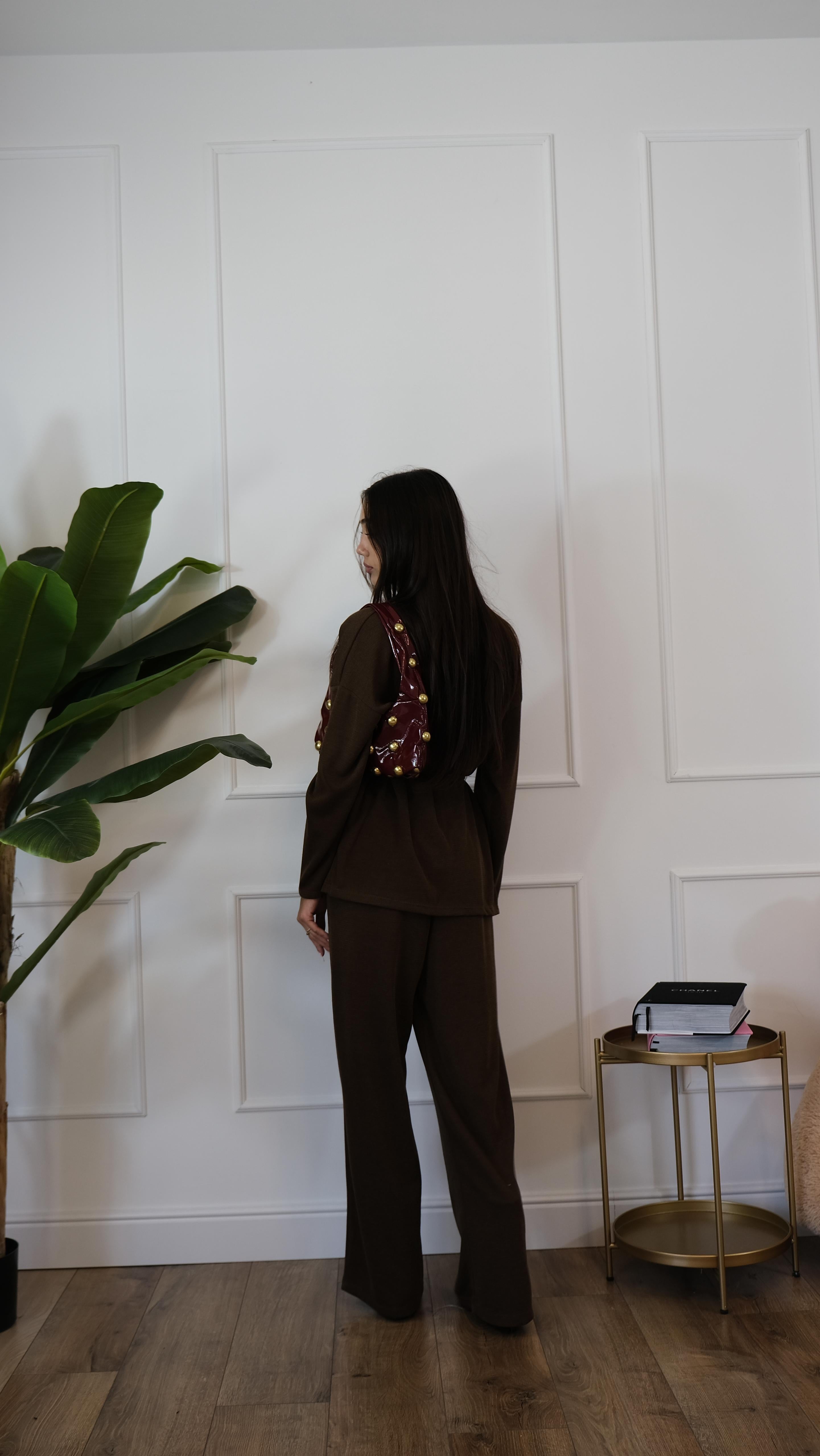 KIMONO MARRONE COSTINE 59729 NEW