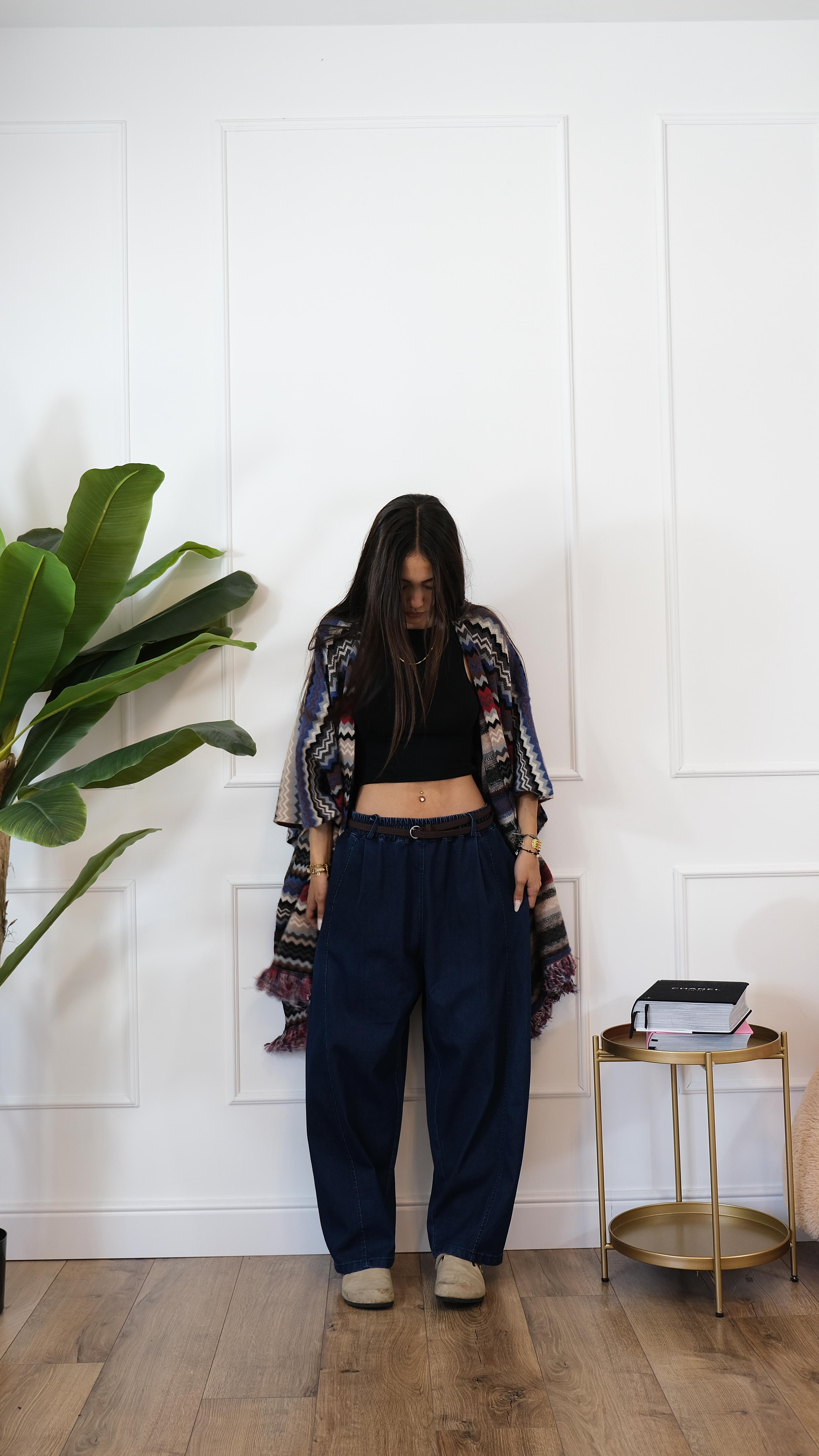 JEANS BAGGY CON CINTURA 825198 NEW