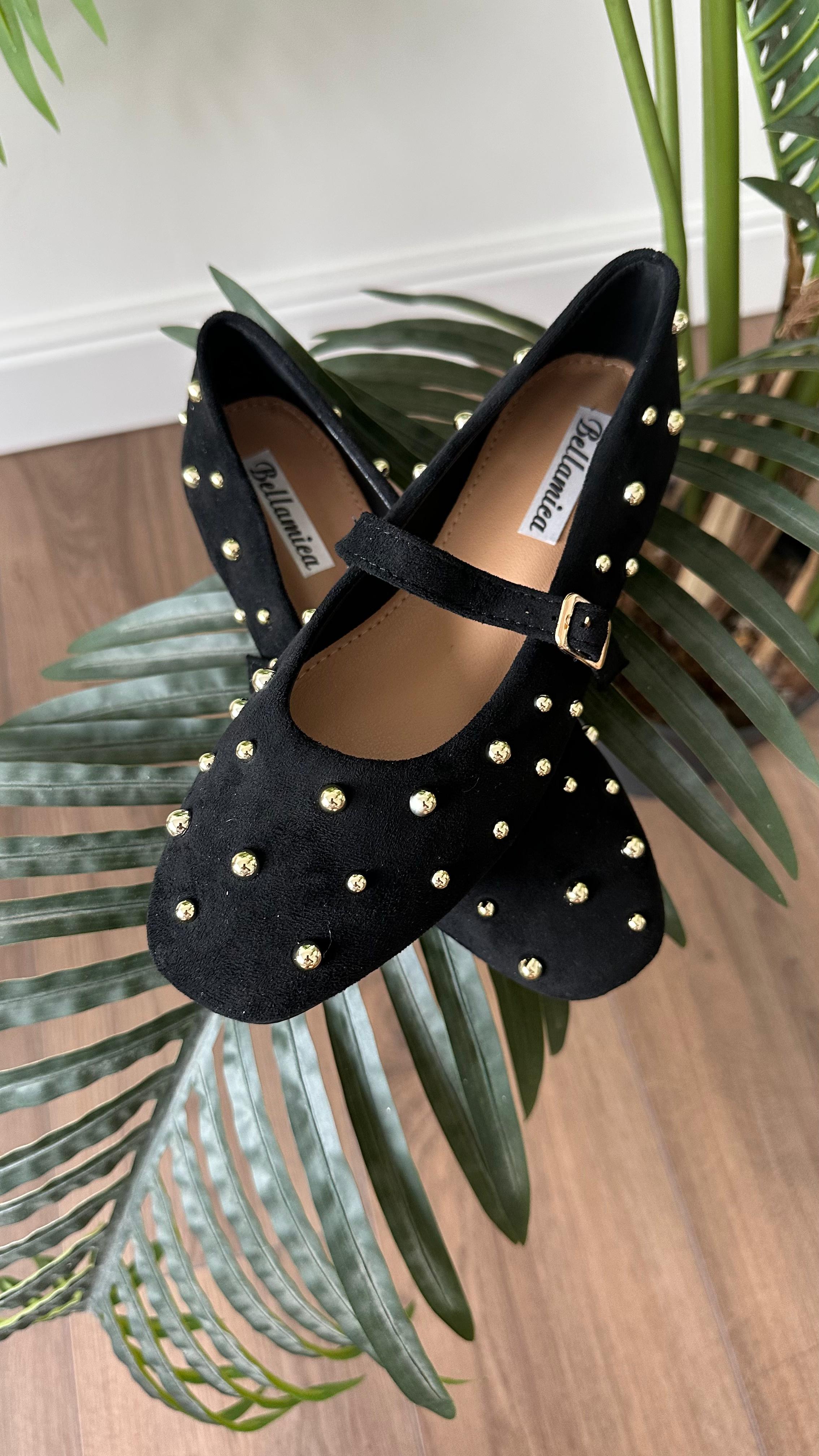 BALLERINA BORCHIE ORO Q2597 NEW