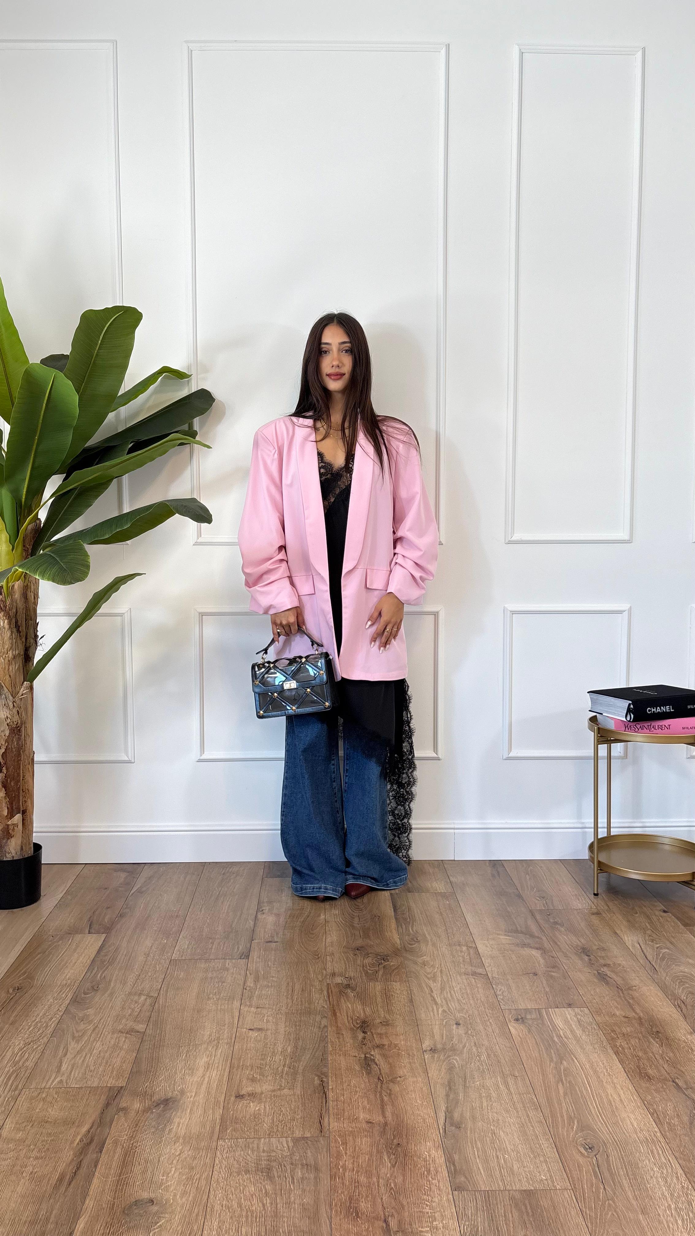 BLAZER OVER ROSA 30717 NEW