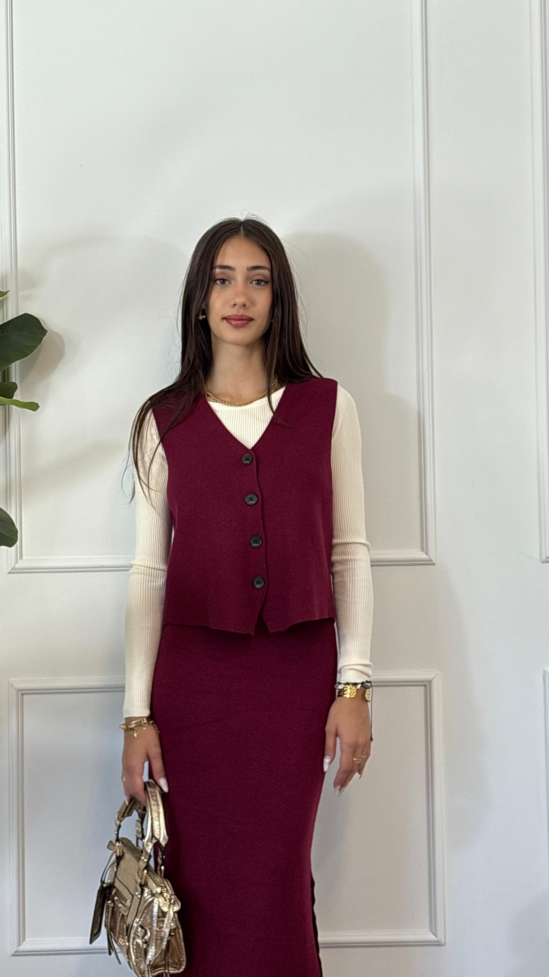 GILET IN MAGLIA CORTO 2507 NEW