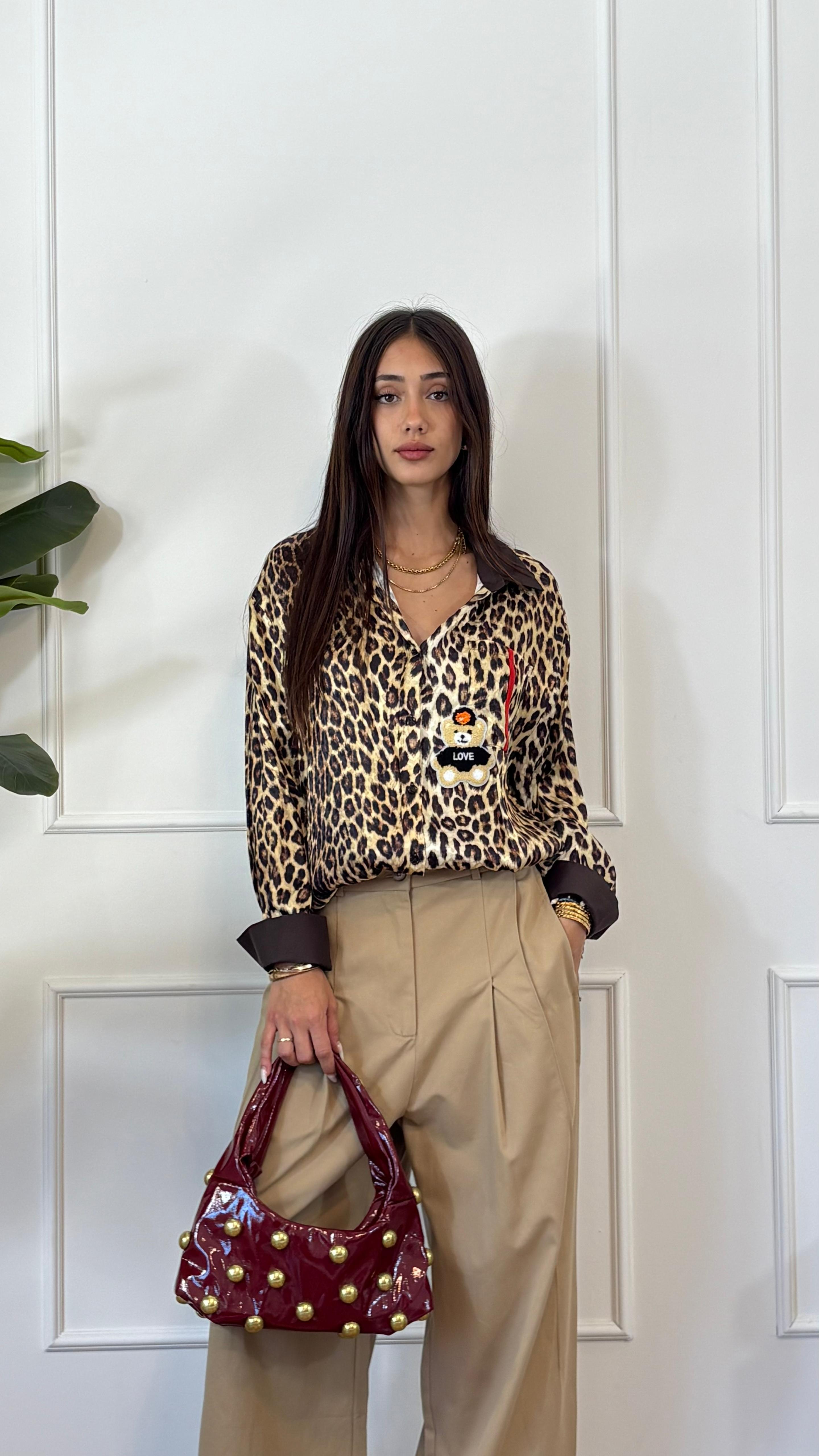 CAMICIA LEOPARDATA VICOLO  NEW