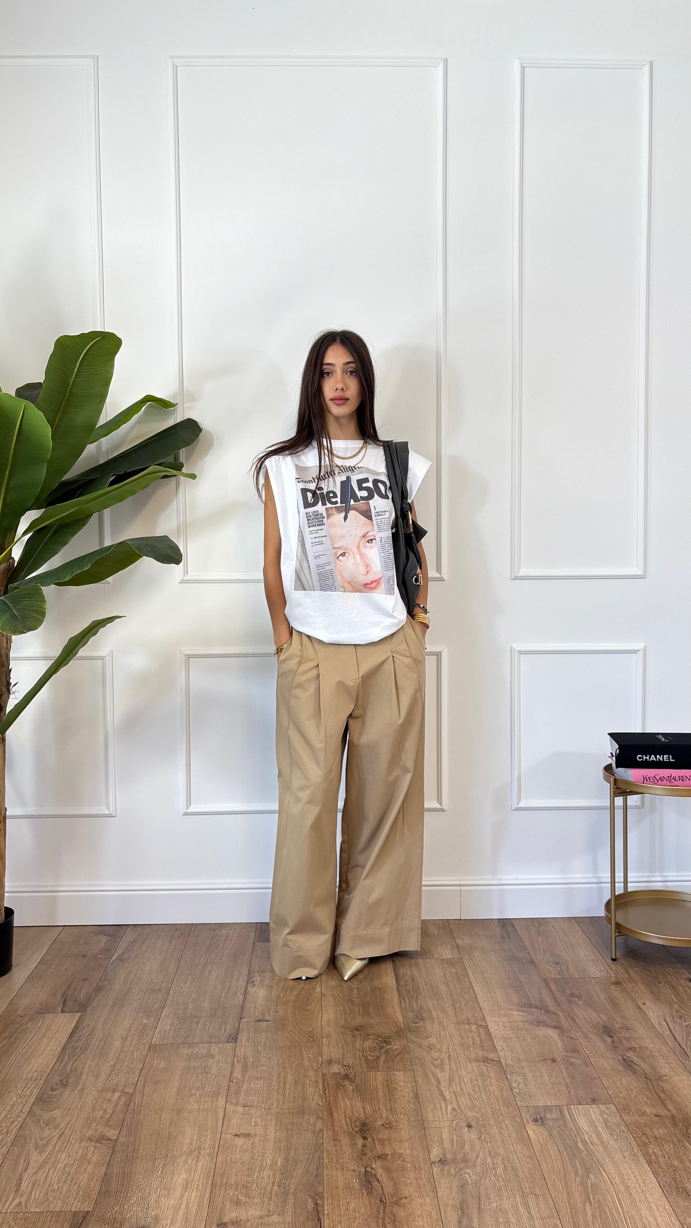 T-SHIRT SPALLOTTI CON STAMPA 315 NEW