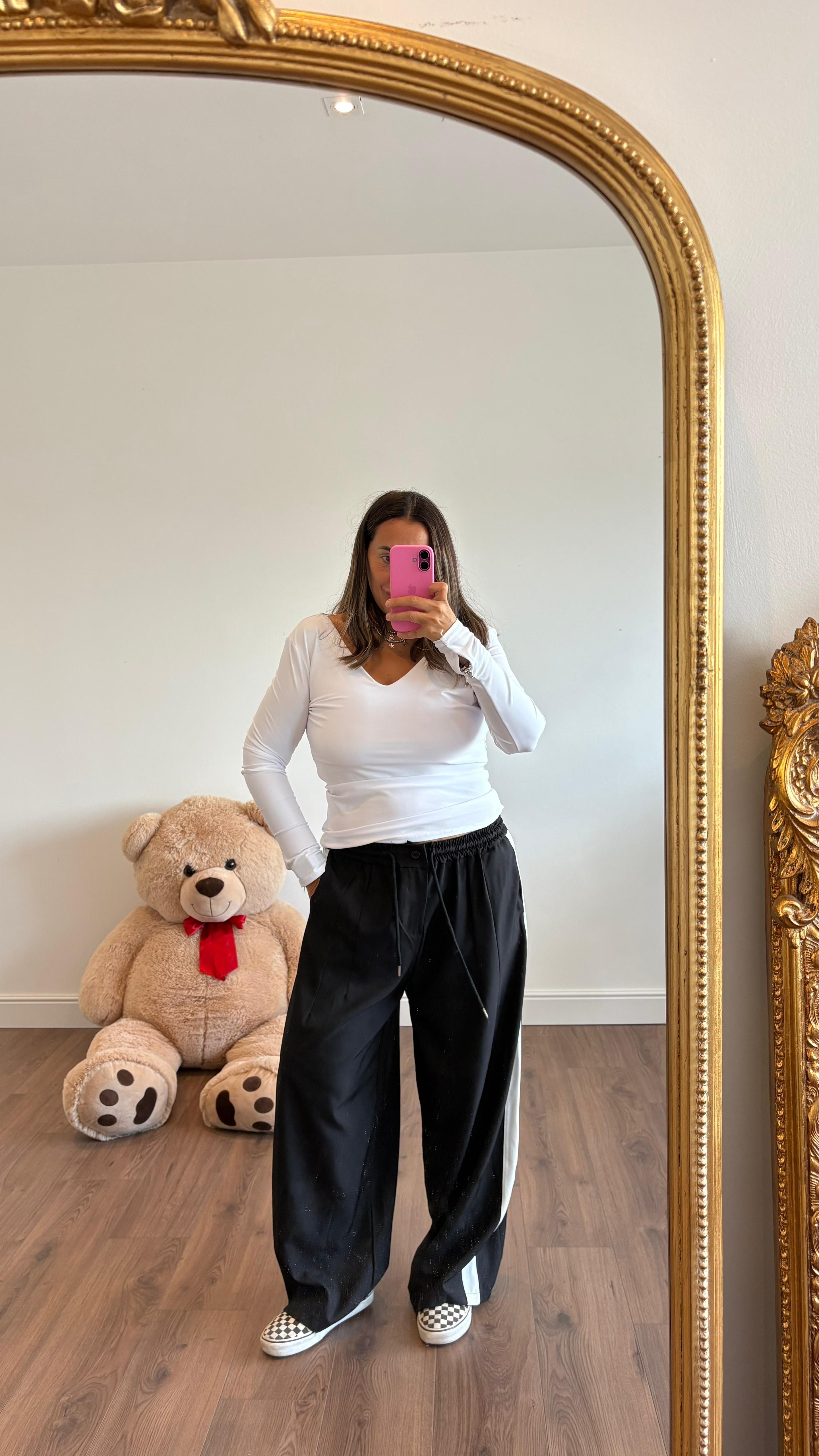 PANTALONE BANDA BIANCA NEW