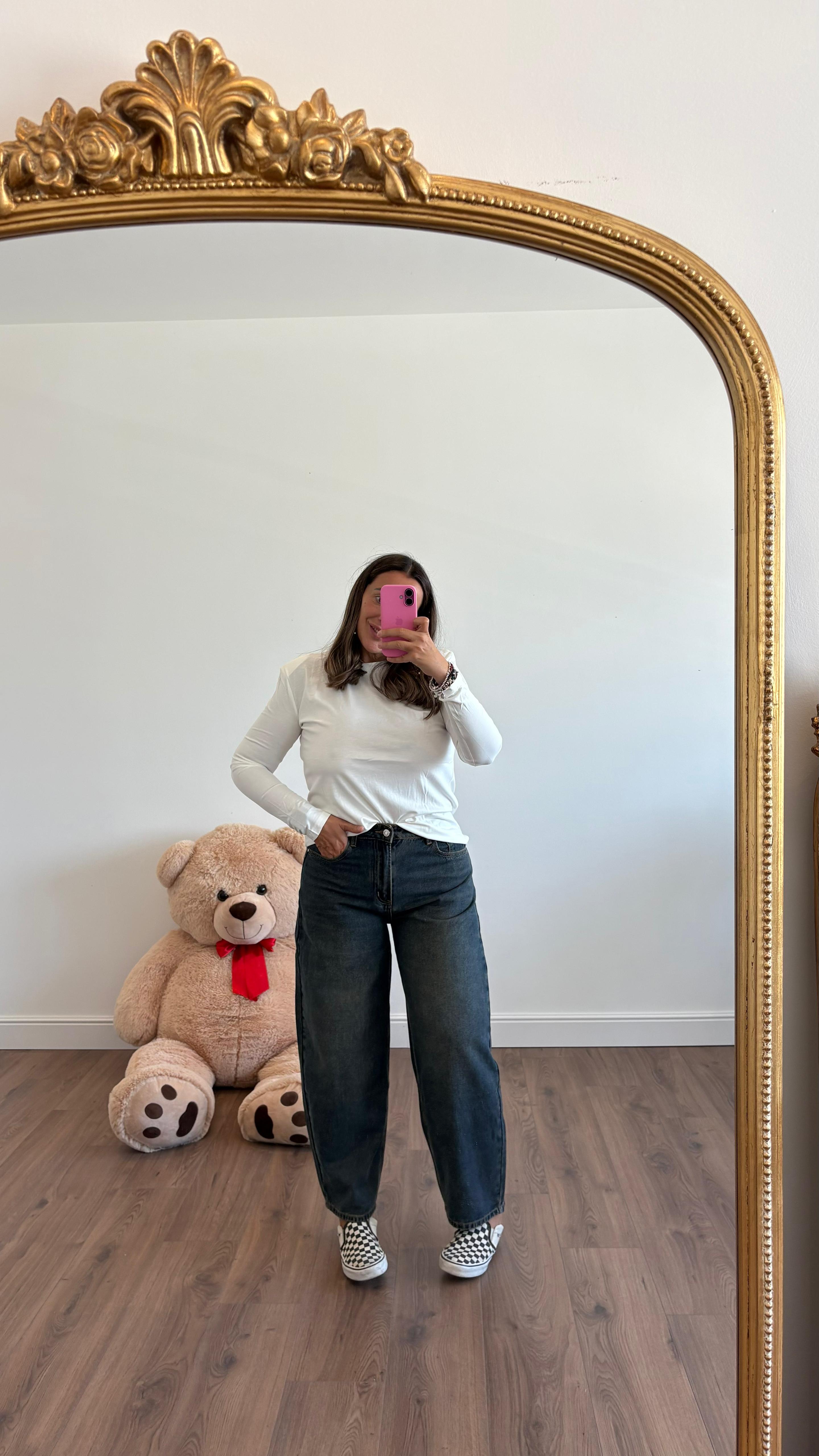 JEANS MOM FIT F5055 NEW