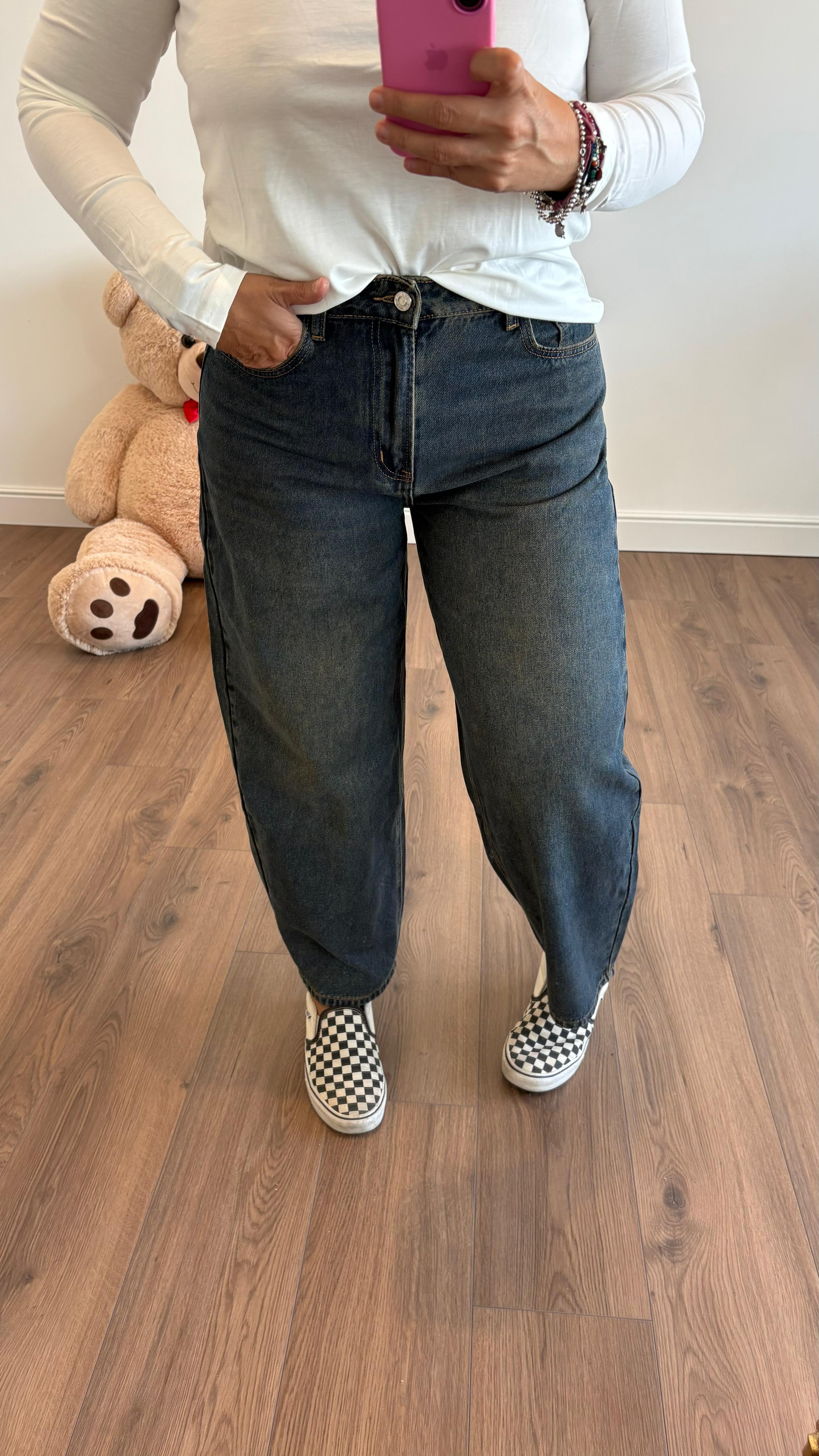 JEANS MOM FIT F5055 NEW