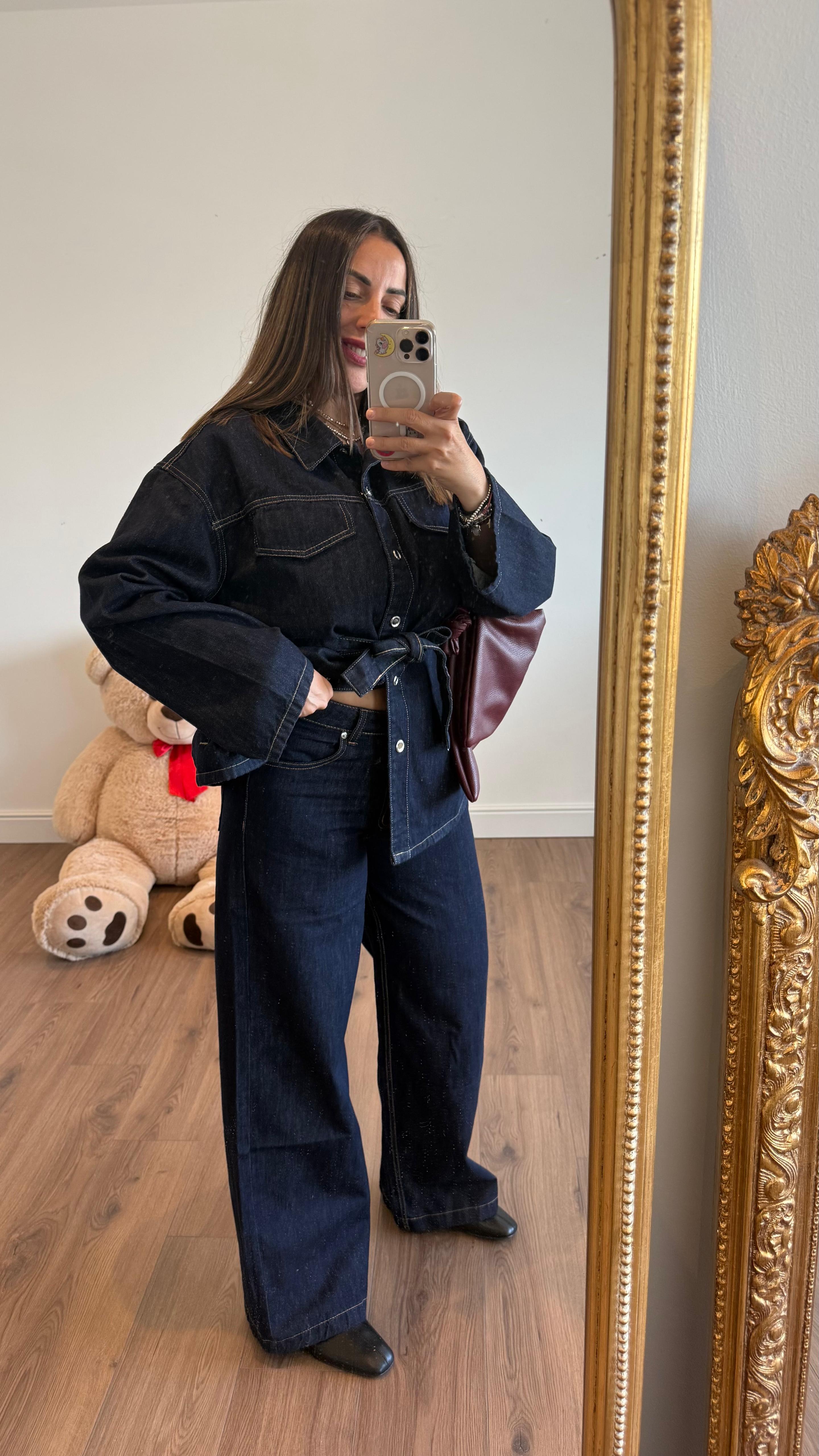 JEANS SCURO A3486 NEW