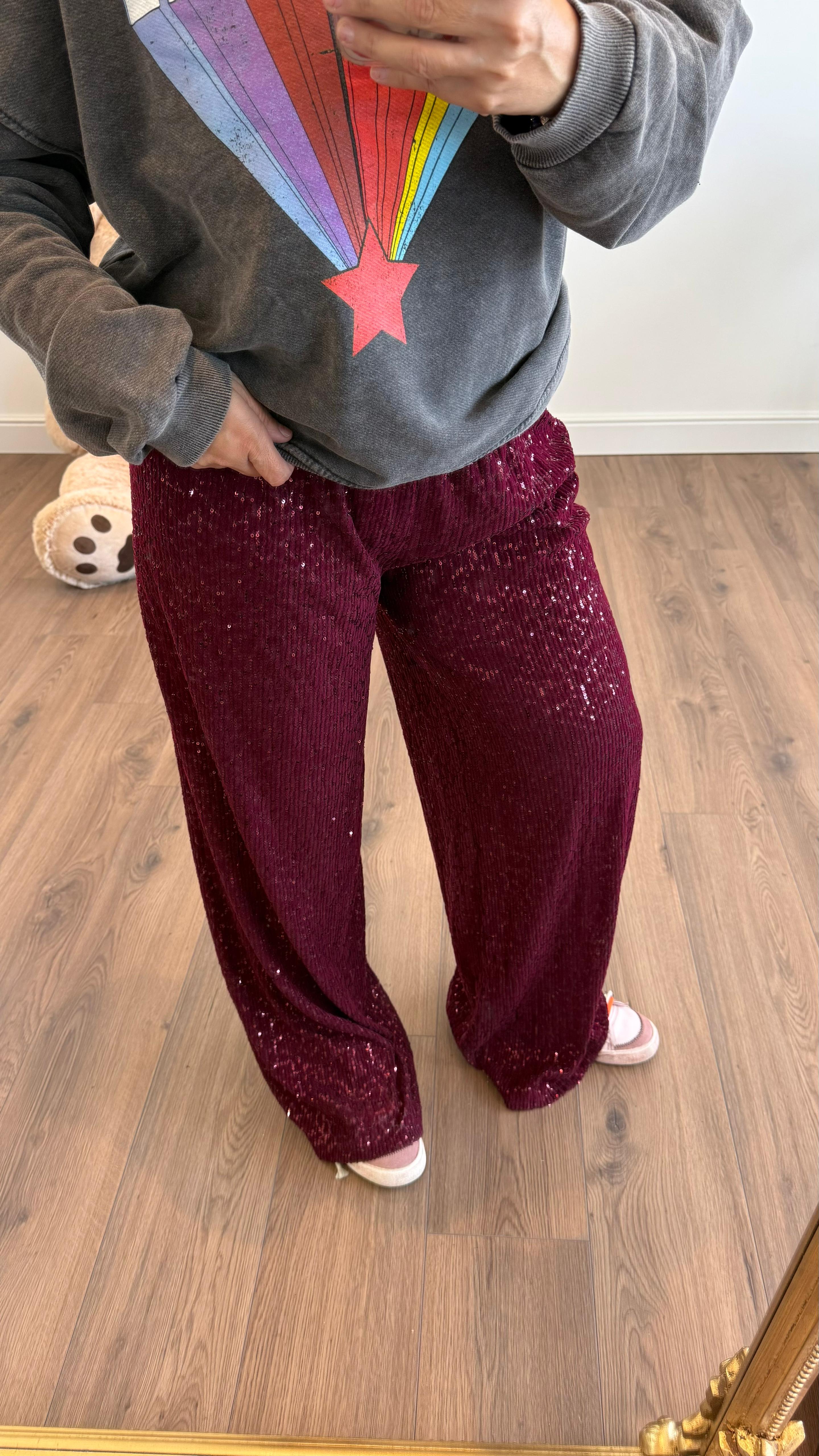 PANTALONE PAILLETTES 7898 NEW