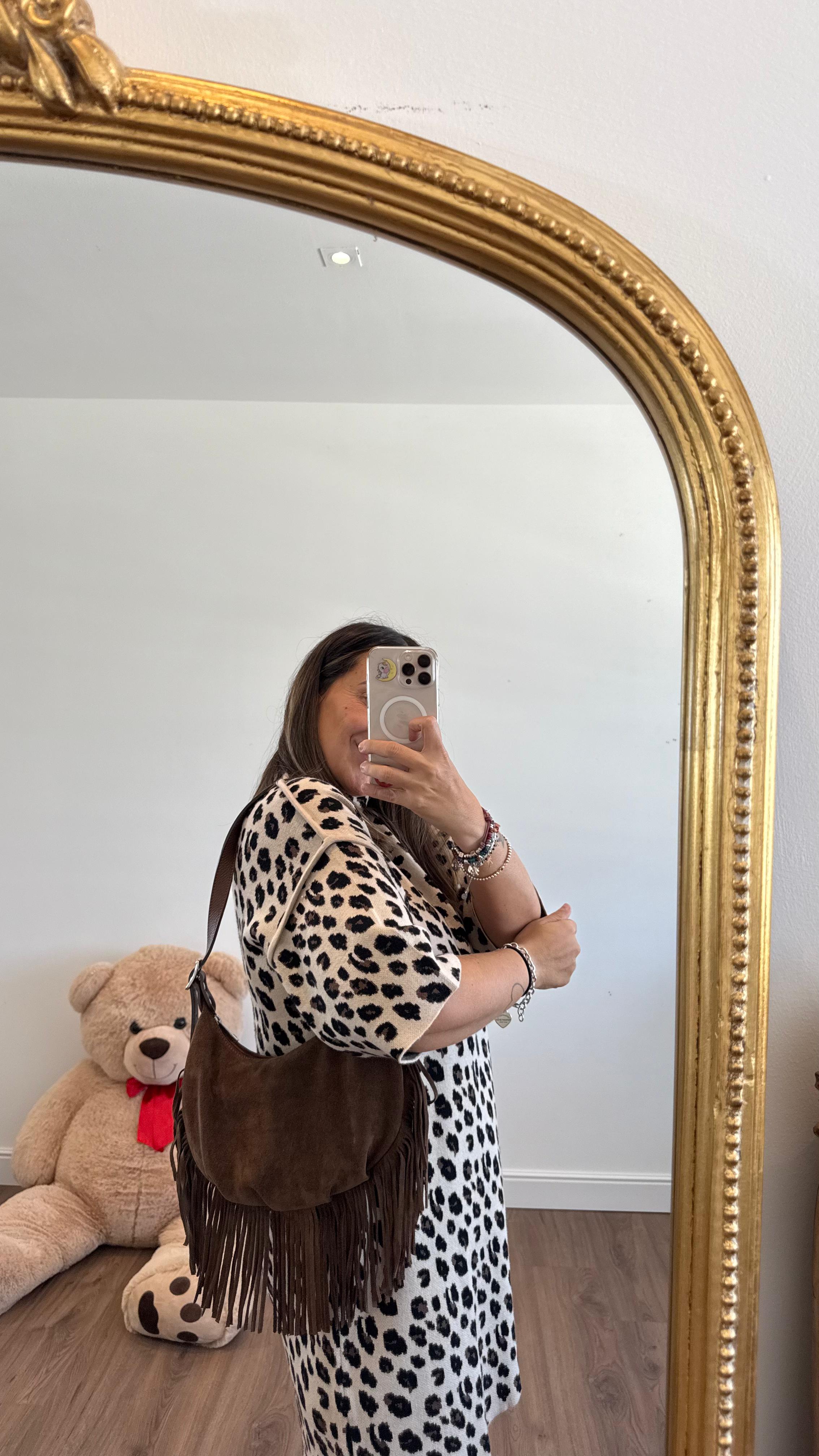 HALF MOON BAG FRANGE AURORA NEW