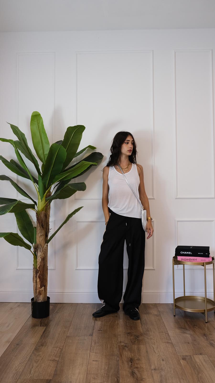 PANTALONE BANDA BEIGE51039 NEW