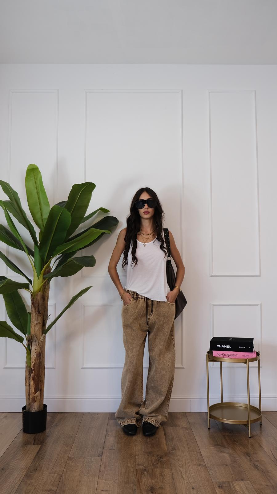 PANTALONE EFFETTO VINTAGE P3067 NEW