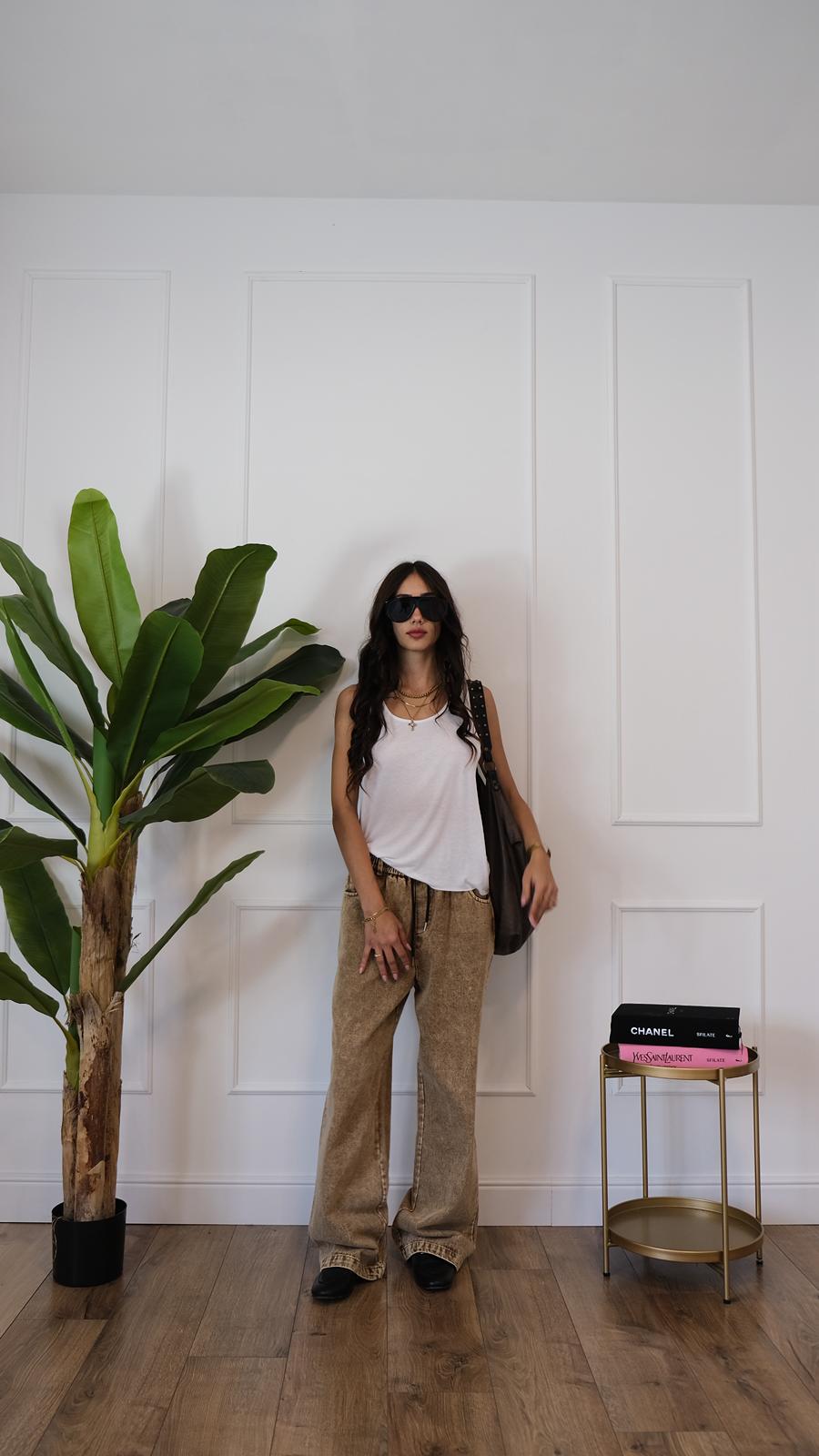 PANTALONE EFFETTO VINTAGE P3067 NEW