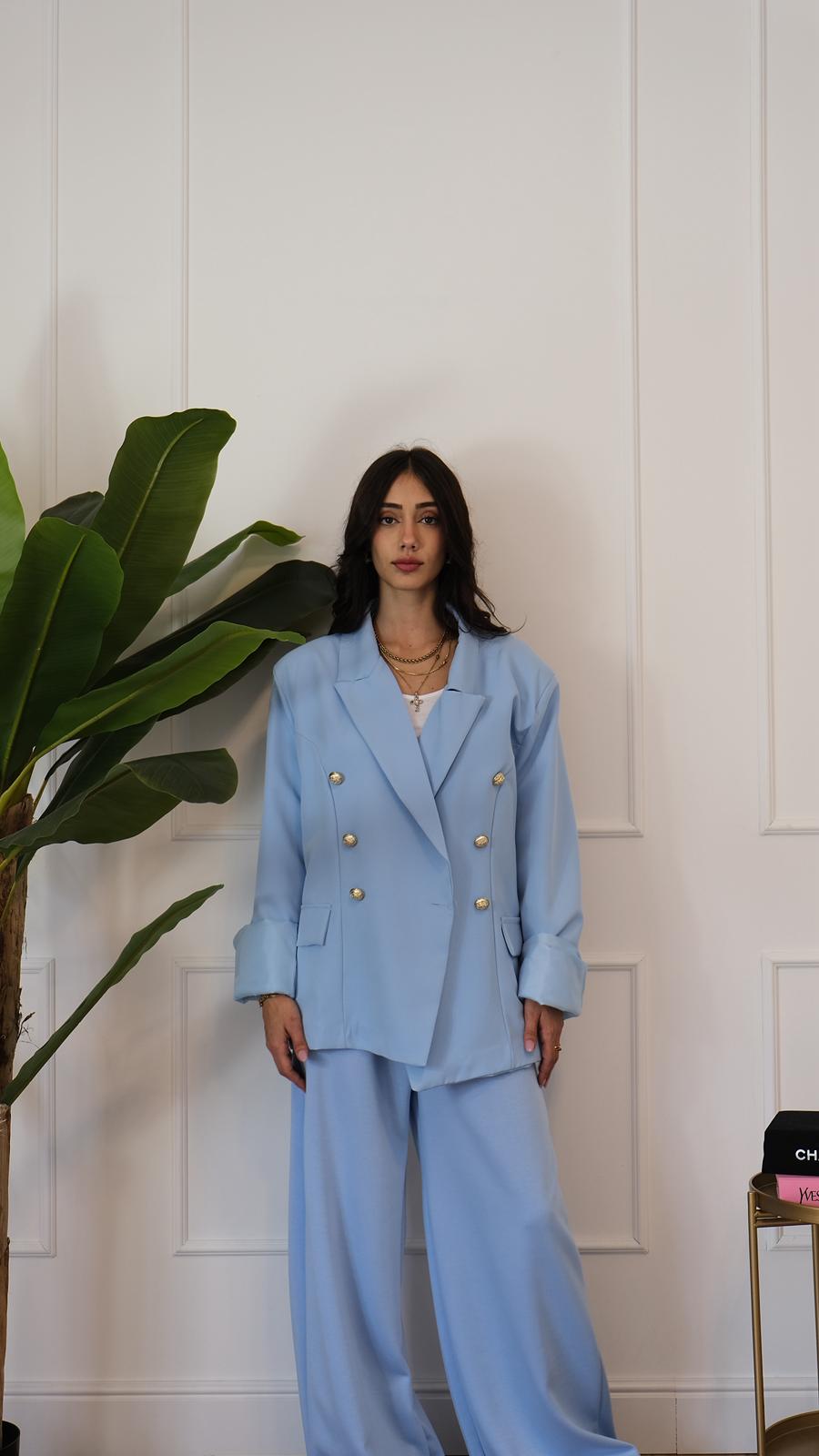 BLAZER OVER AZZURRO NEW